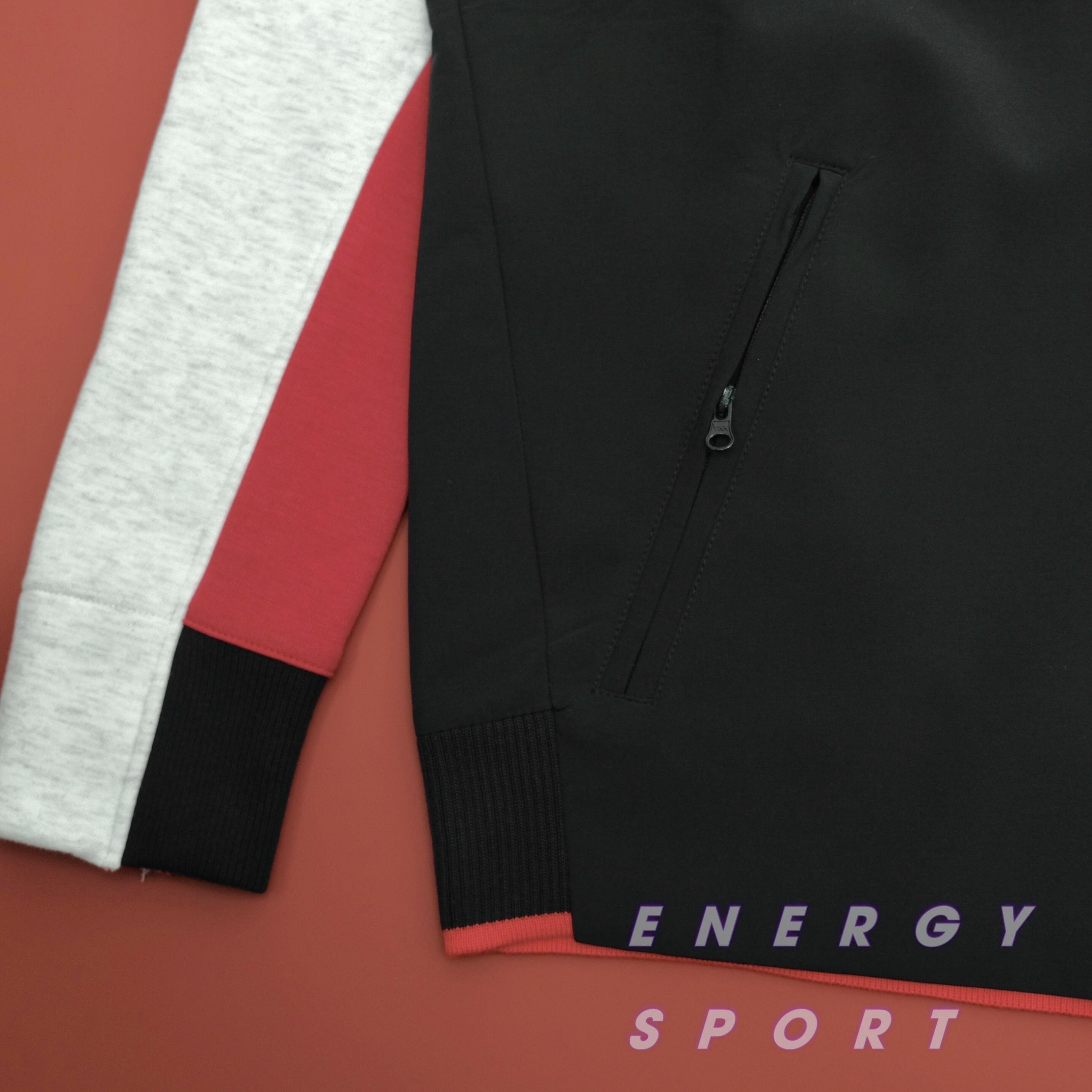 Áo Khoác Bomber Thể Thao Unisex Adidas VRCT Jacket Xám/Đỏ - FL3593