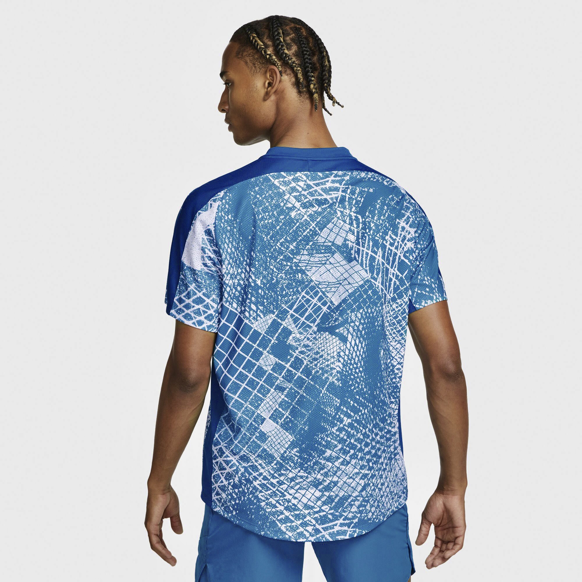 Áo Thun Thể Thao Nam Nike Court Dri-FIT Victory Tennis - Blue