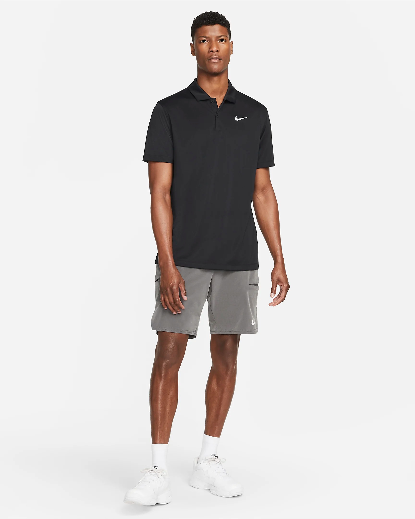 Áo Thun Polo Thể Thao Nam Nike Court Dri-FIT Men's Tennis - Đen
