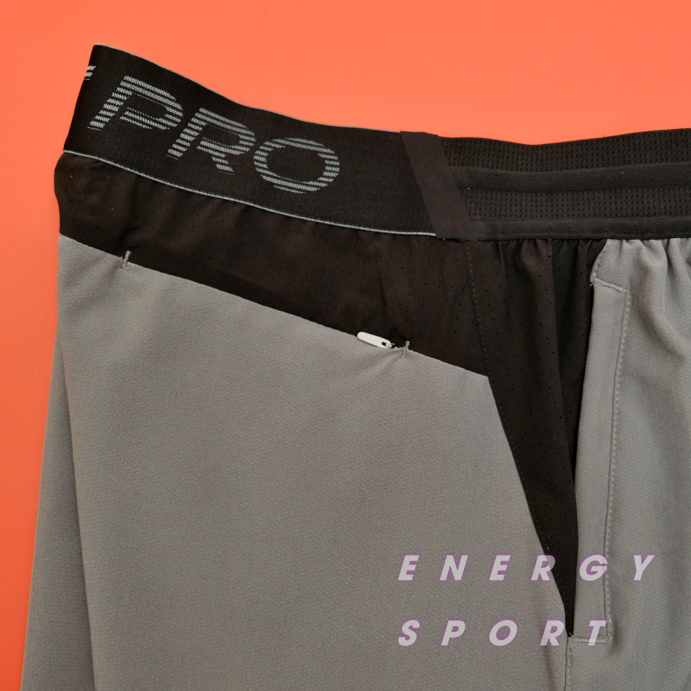 Quần Short Thể Thao Nam Nike Men's Pro Full Zip - Xám