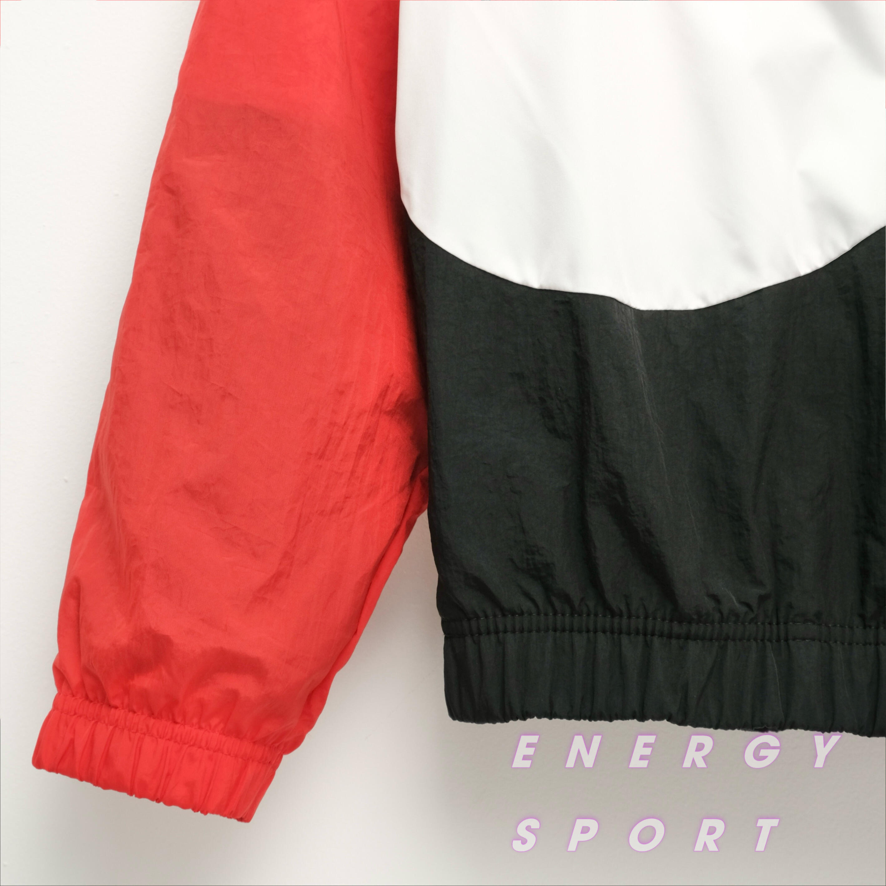 Áo Khoác Gió Unisex Cho Nam Nữ Nike Sportswear Big Swoosh Woven Jacket - Đỏ/Trắng