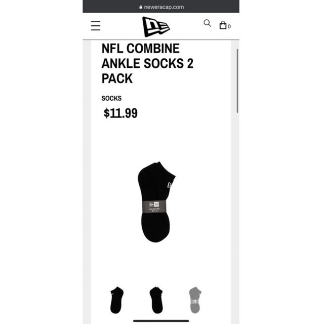 Vớ Tất New Era Combine Ankle Cổ Ngắn