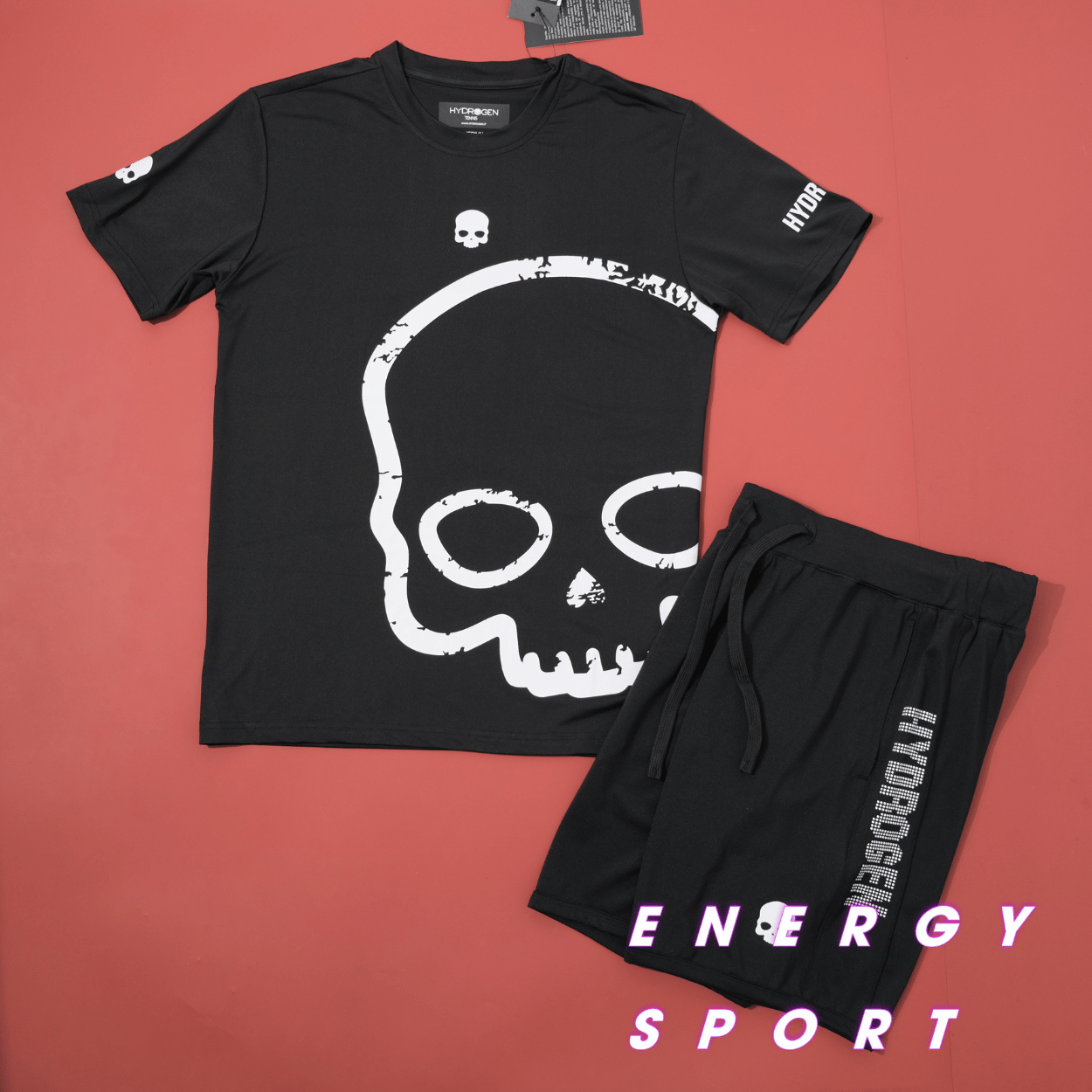 Bộ Quần Áo Thể Thao Tennis Hydrogen Dirty Skull Tech D00010-007