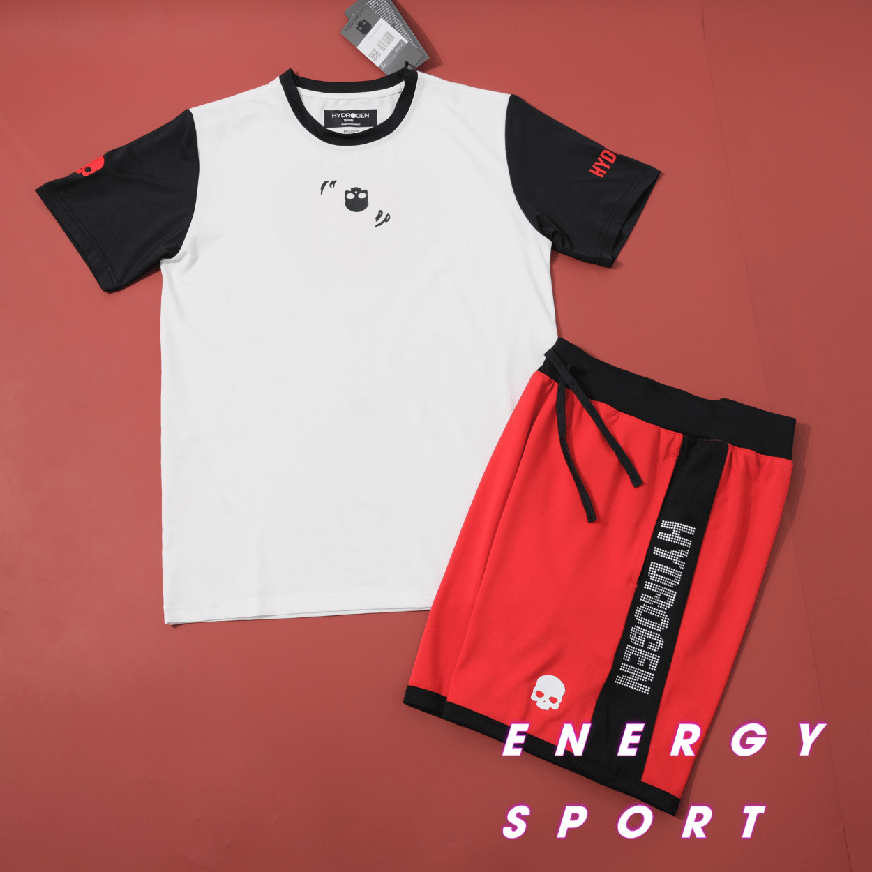 Bộ Quần Áo Thể Thao Tennis Hydrogen Crazy Racket Tech D00016-001