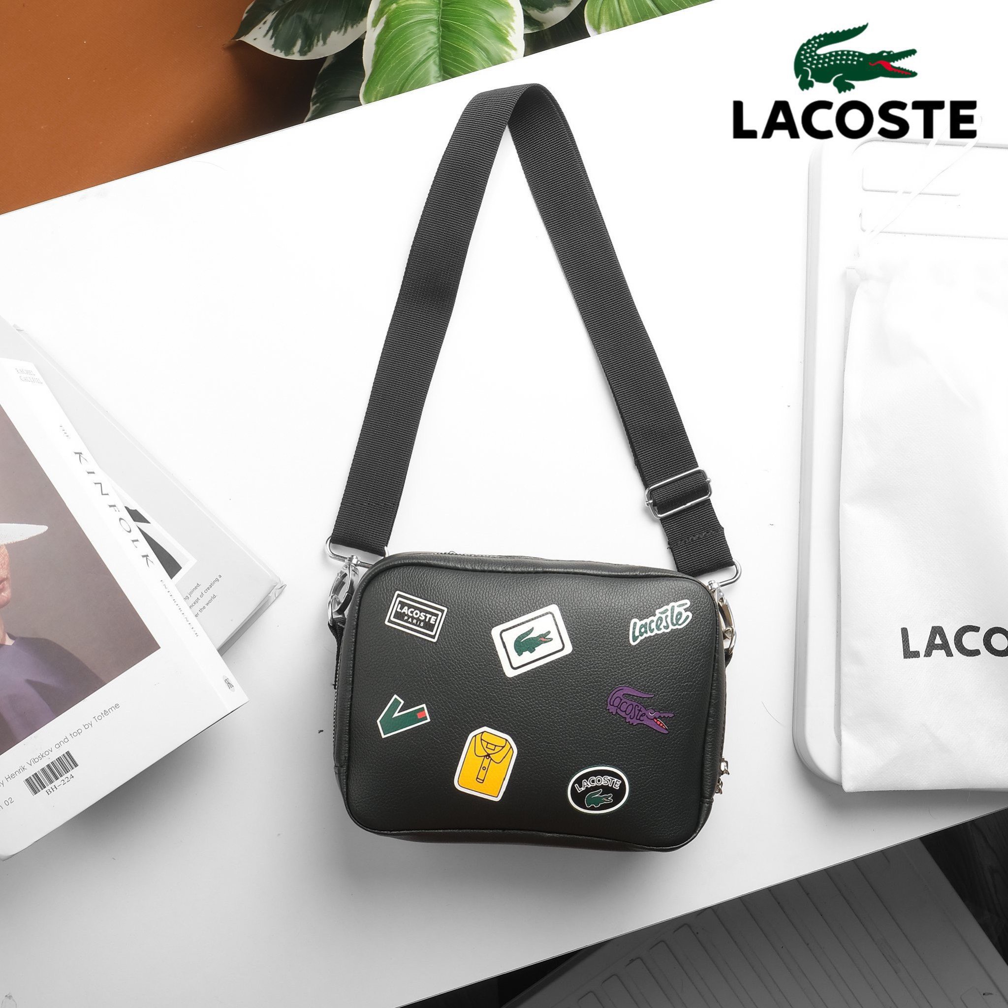 Túi Đeo Chéo Thời Trang Lacoste Torebka Crossover Bag