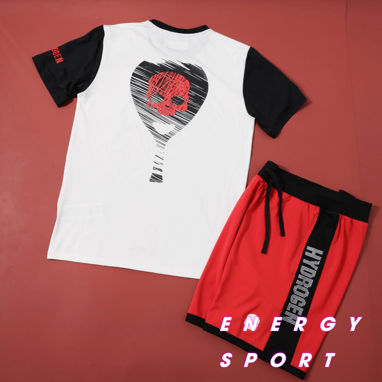 Bộ Quần Áo Thể Thao Tennis Hydrogen Crazy Racket Tech D00016-001