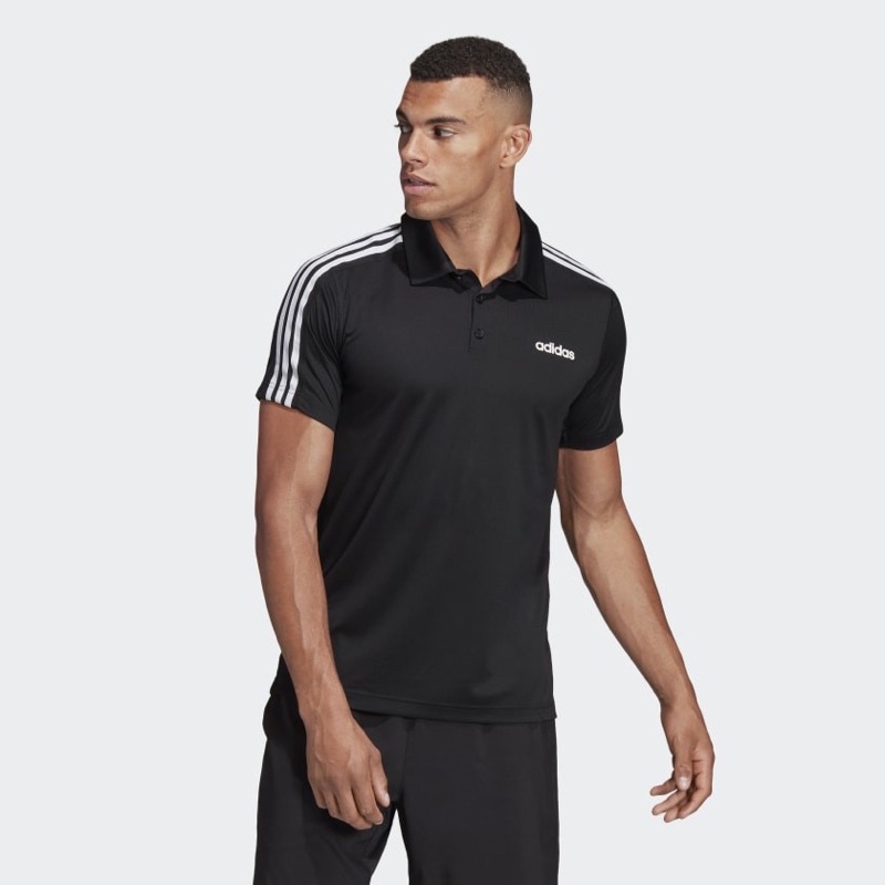 Áo Thun Cổ Bẻ Thể Thao Nam Adidas D2M 3 Strips Polo