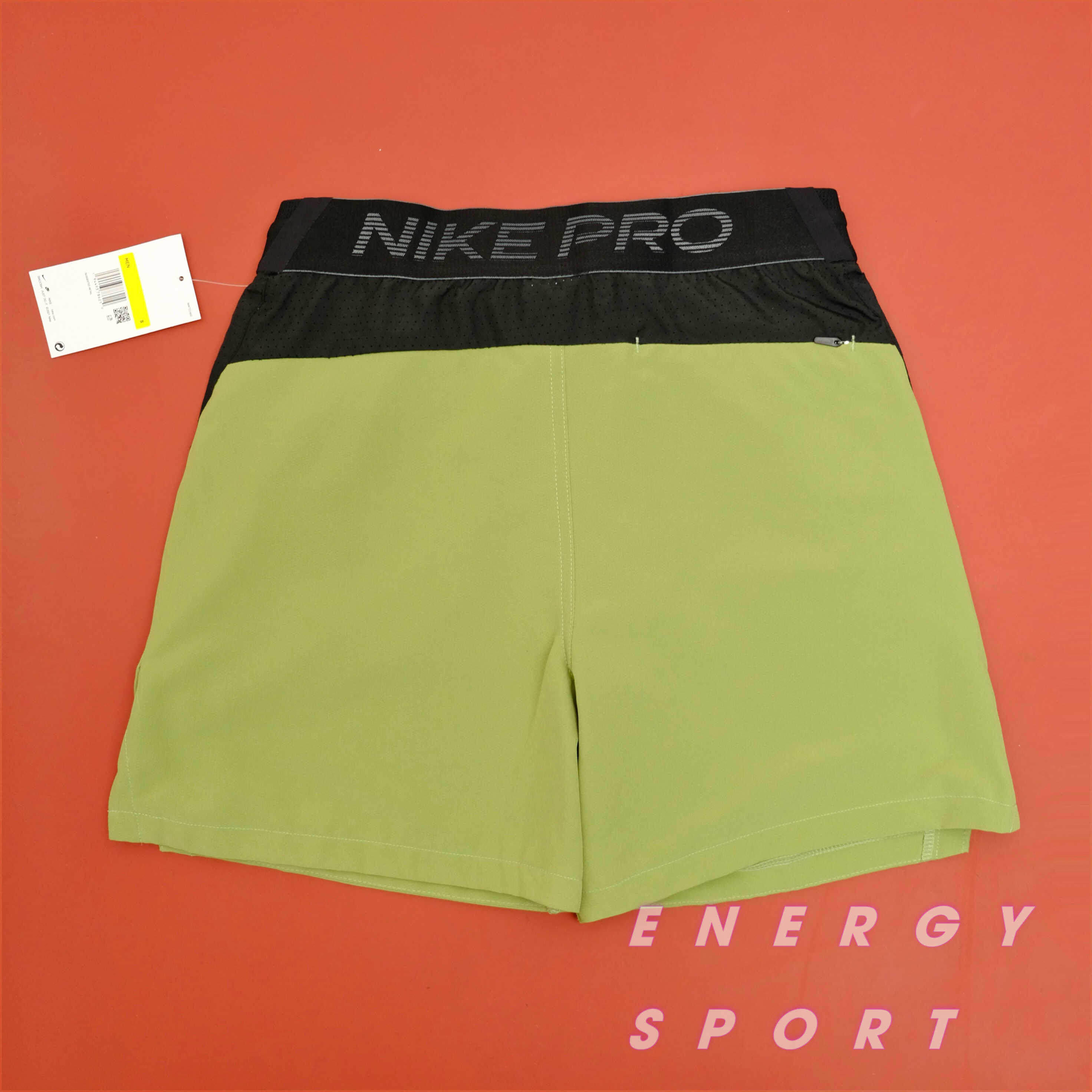 Quần Short Thể Thao Nam Nike Men's Pro Full Zip - Xanh Lá