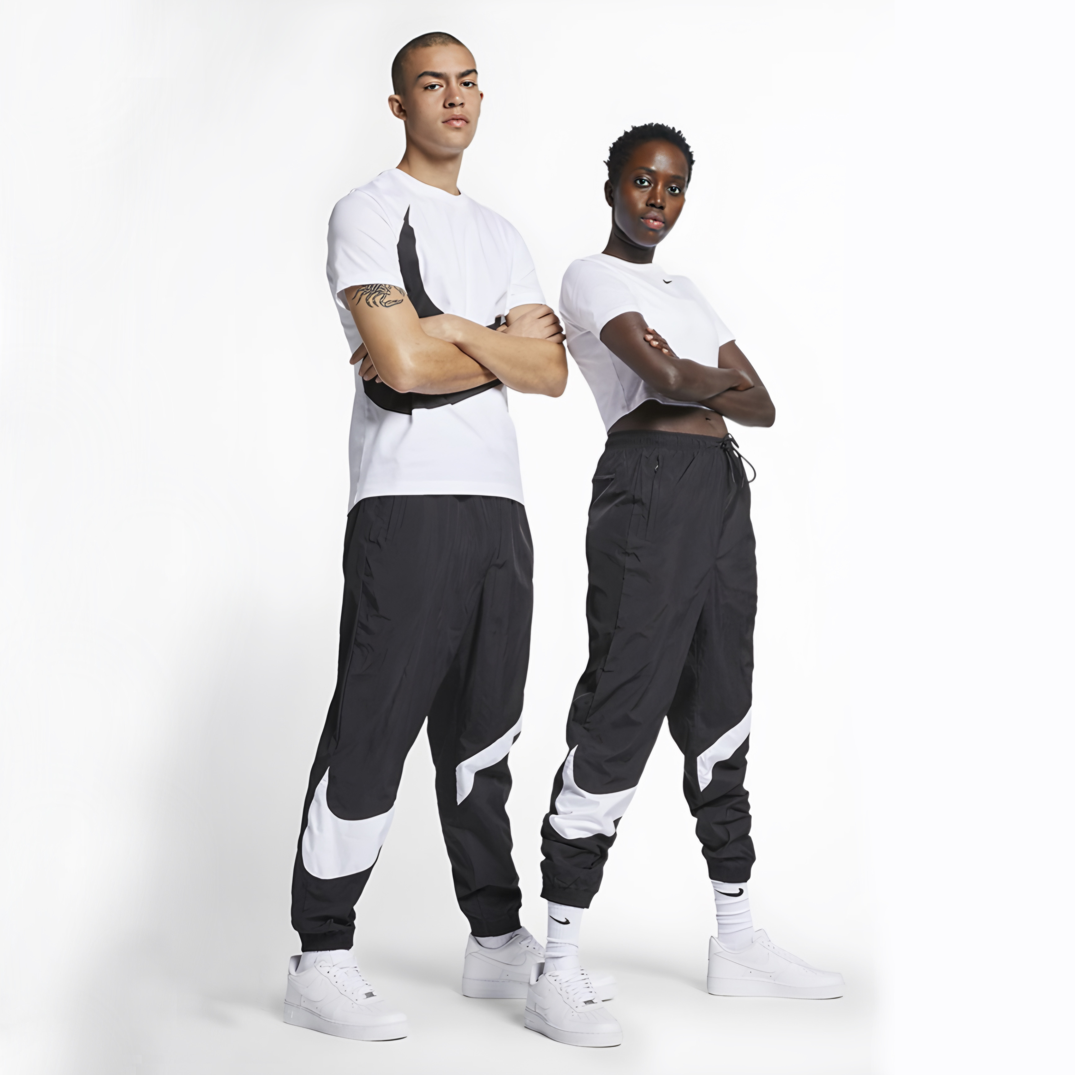 Quần Dài Thể Thao Unisex Nam Nữ NK Sportswear Woven Pant Black - AR9895-010