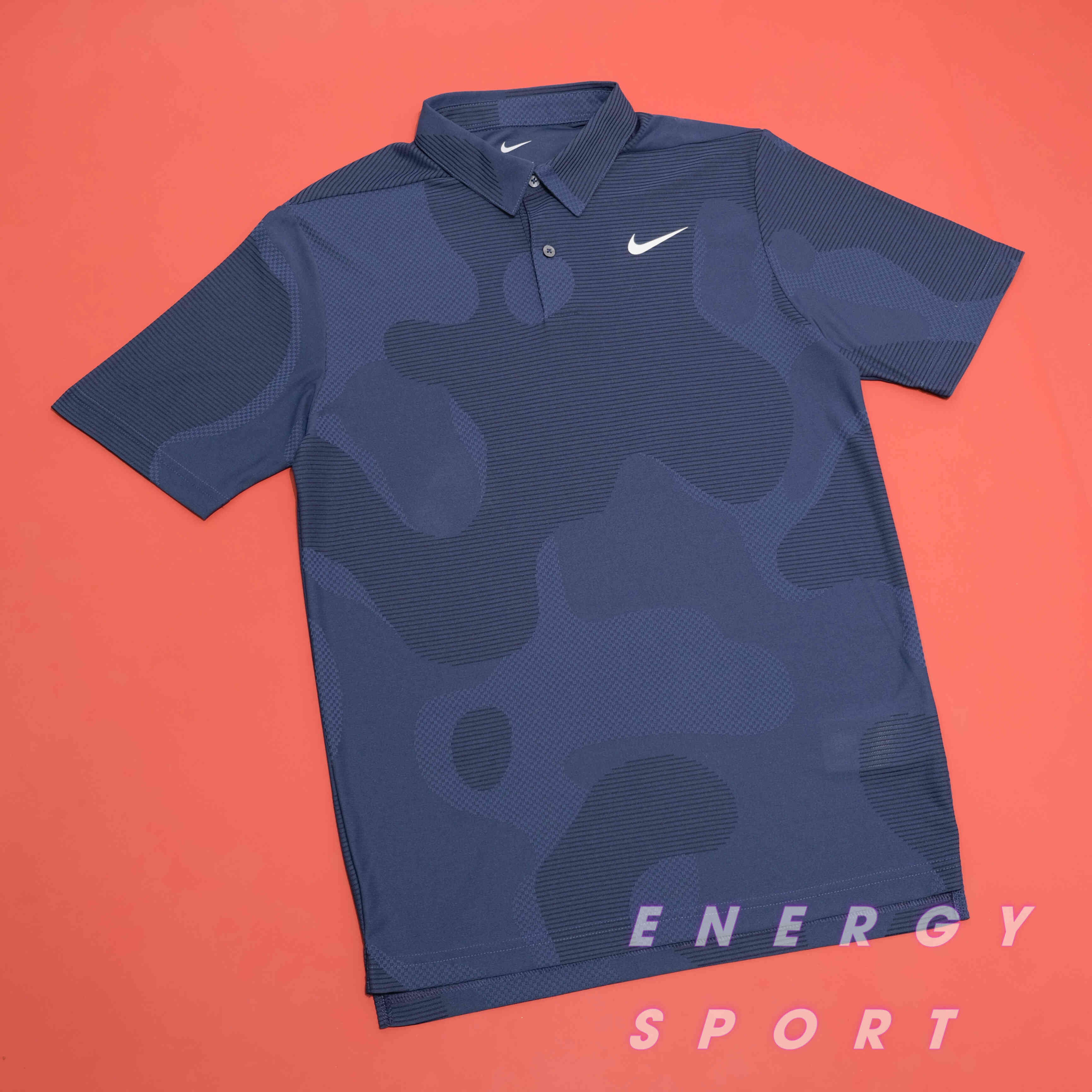 Áo Thun Polo Thể Thao Nam Nike Dri-FIT ADV Tour Camo Golf - Navy