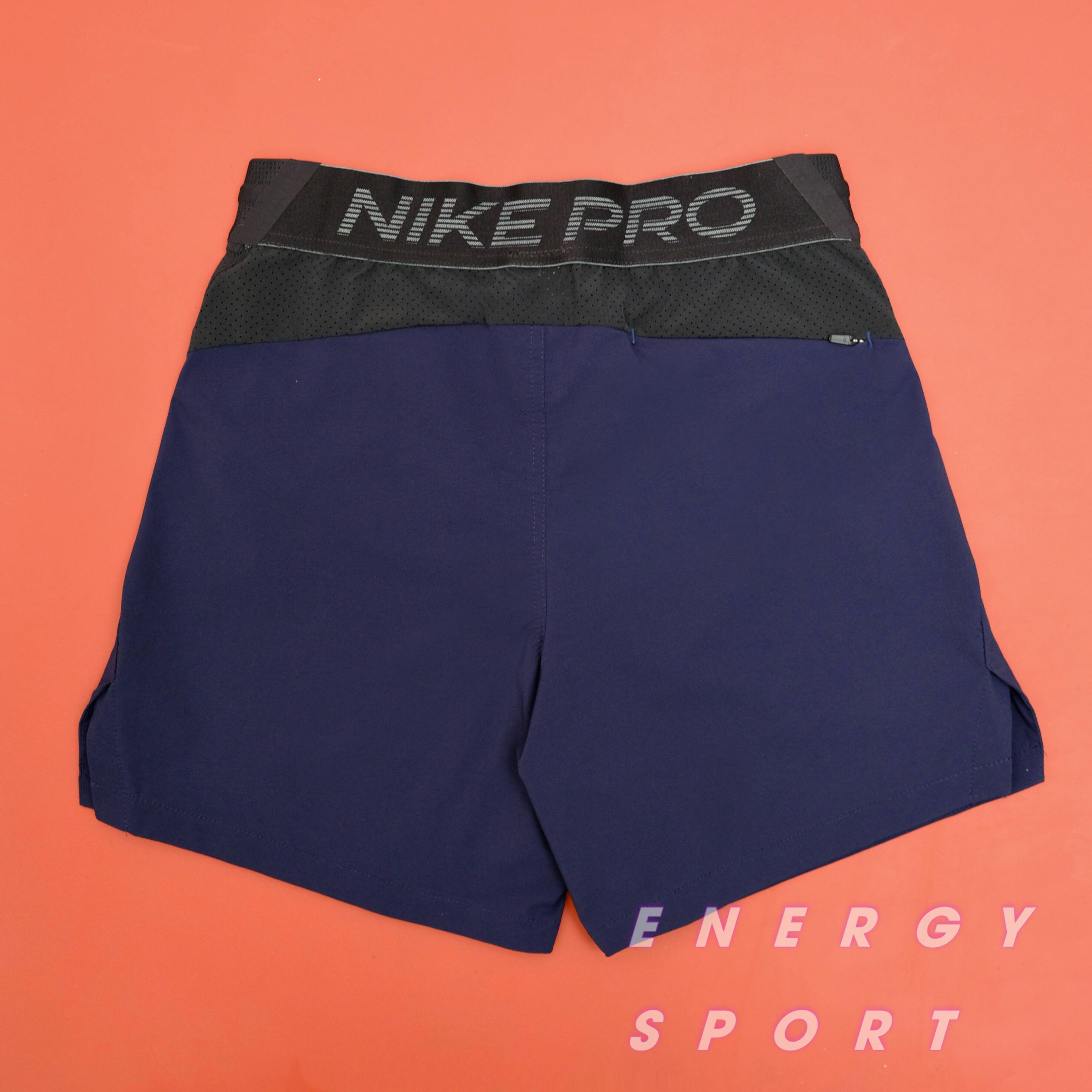 Quần Short Thể Thao Nam Nike Men's Pro Full Zip - Navy