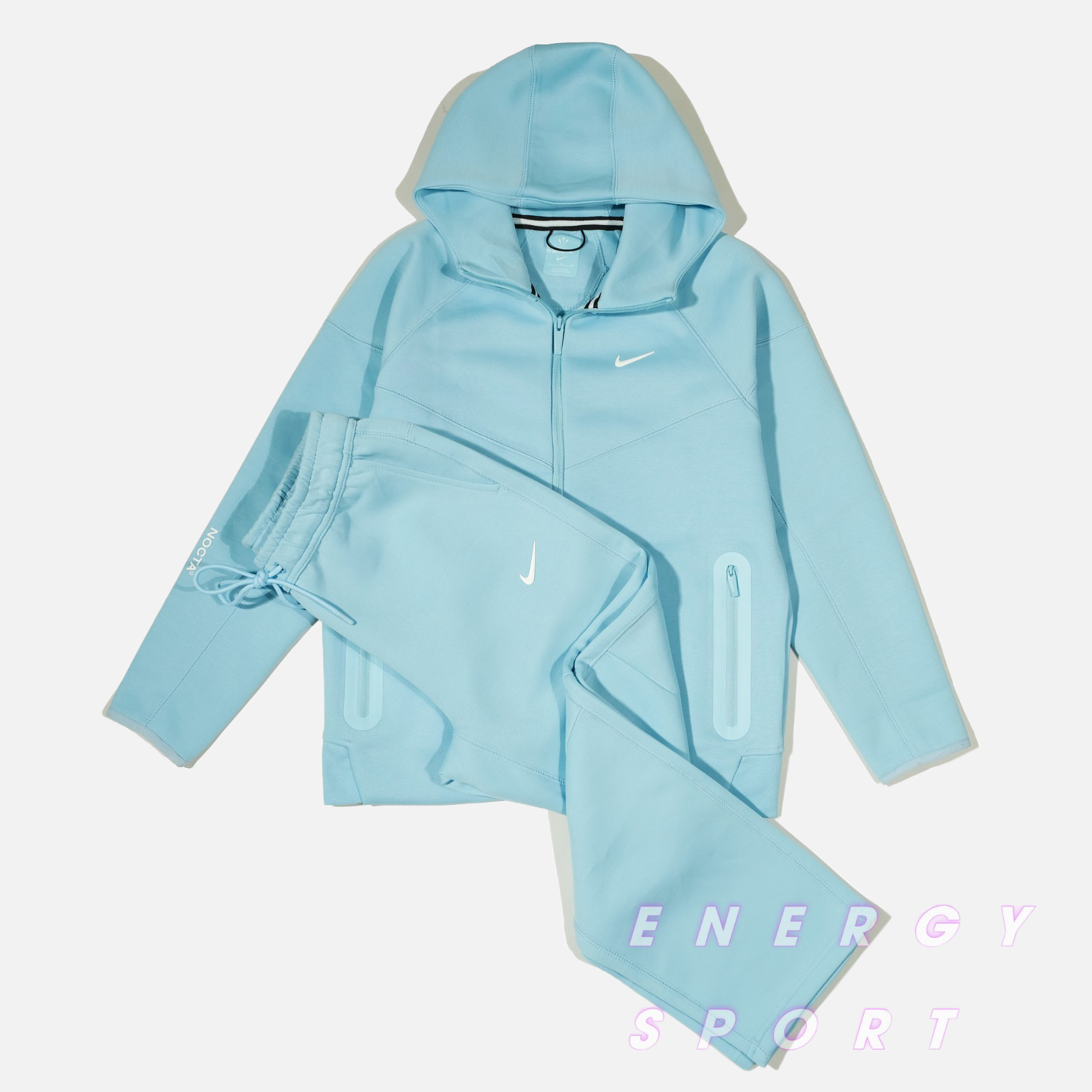 Quần Áo Thể Thao Nike Tech Full Zip X Nocta - Xanh Dương Nhạt