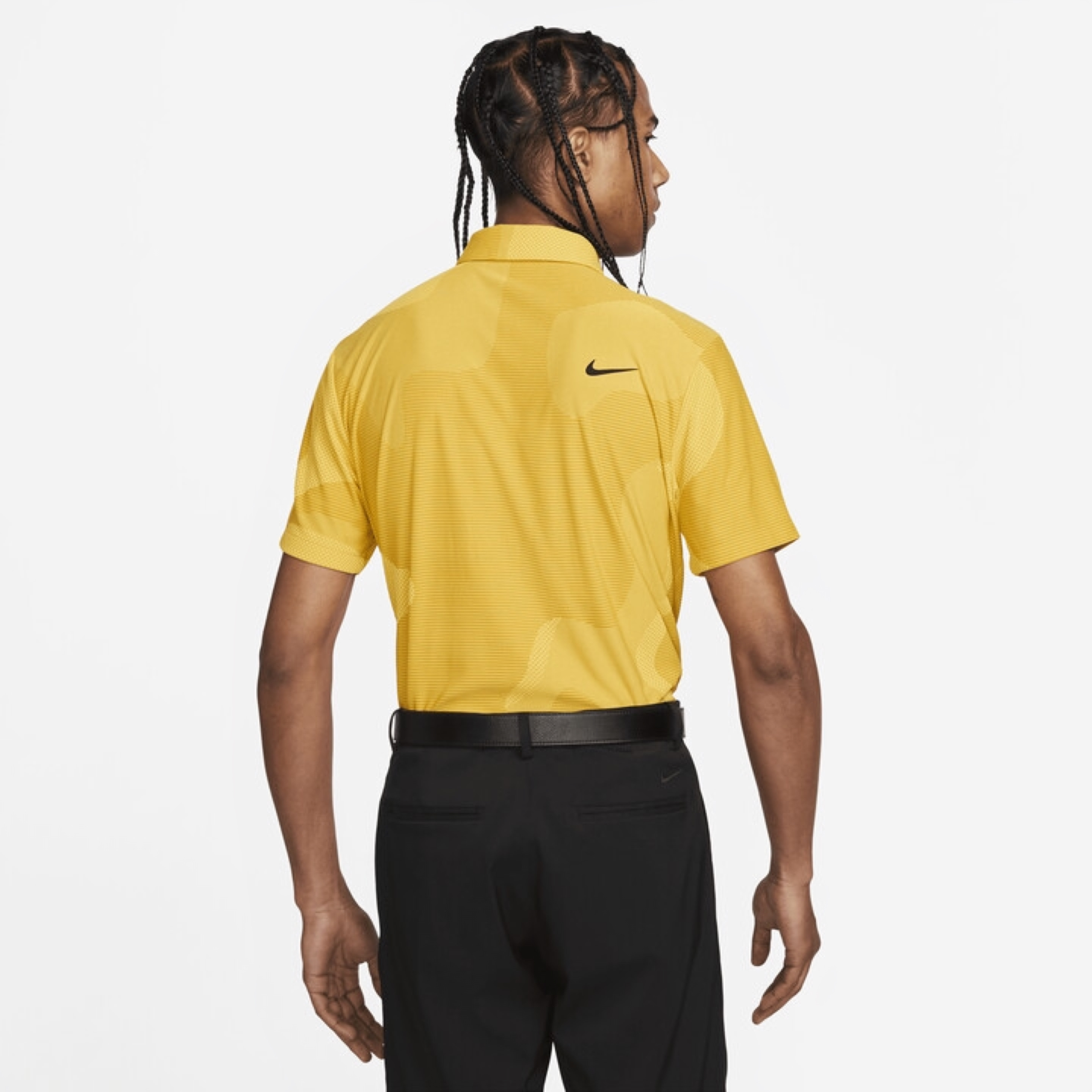 Áo Thun Polo Nam NK Dri-FIT ADV Tour Camo Golf - Vàng
