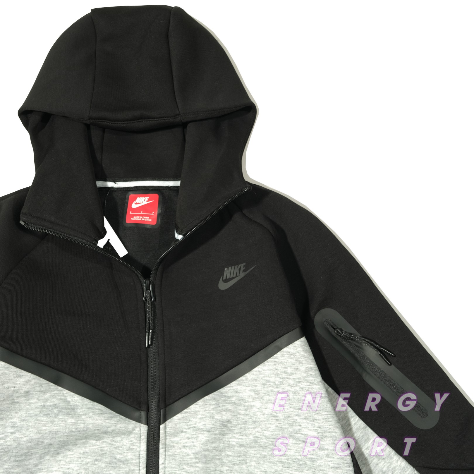 Quần Áo Thể Thao Nike Tech Fleece - ĐEN XÁM