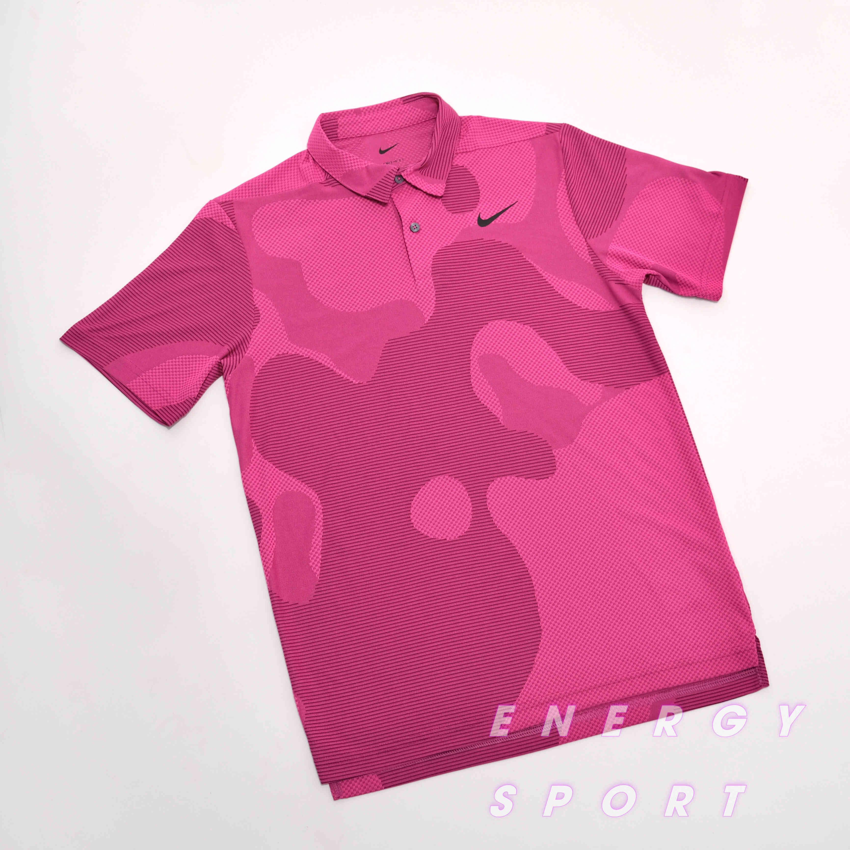 Áo Thun Polo Thể Thao Nam Nike Dri-FIT ADV Tour Camo Golf - Hồng