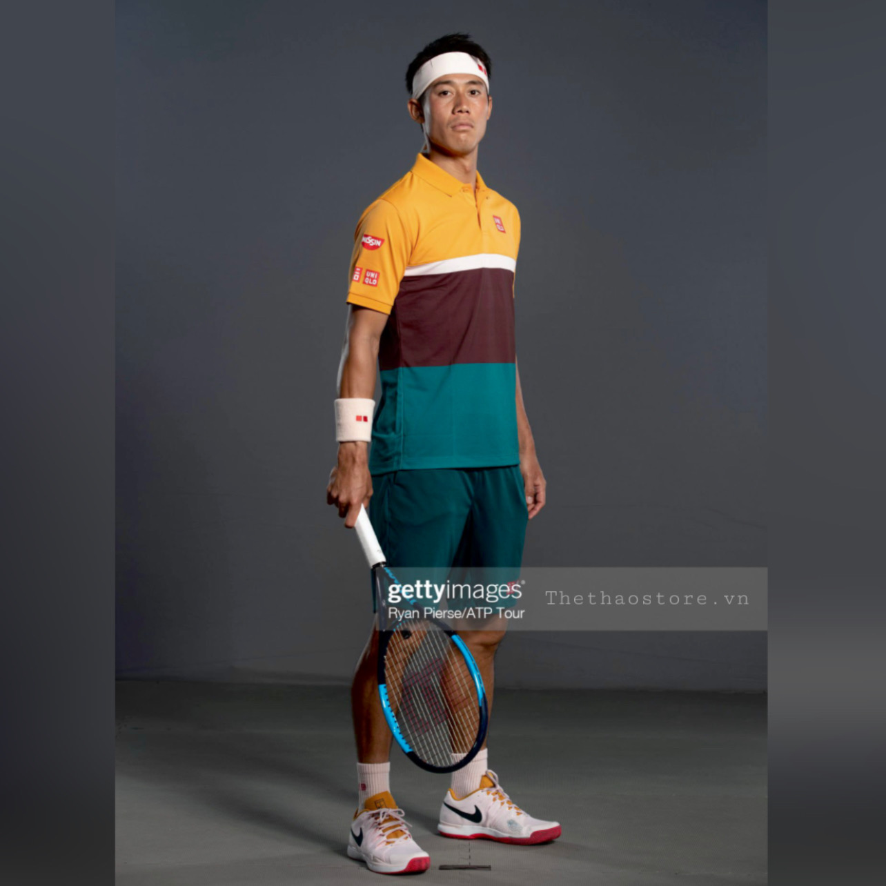 Bộ Quần Áo Thể Thao Nam Uniqlo Tennis Kei Nishikori