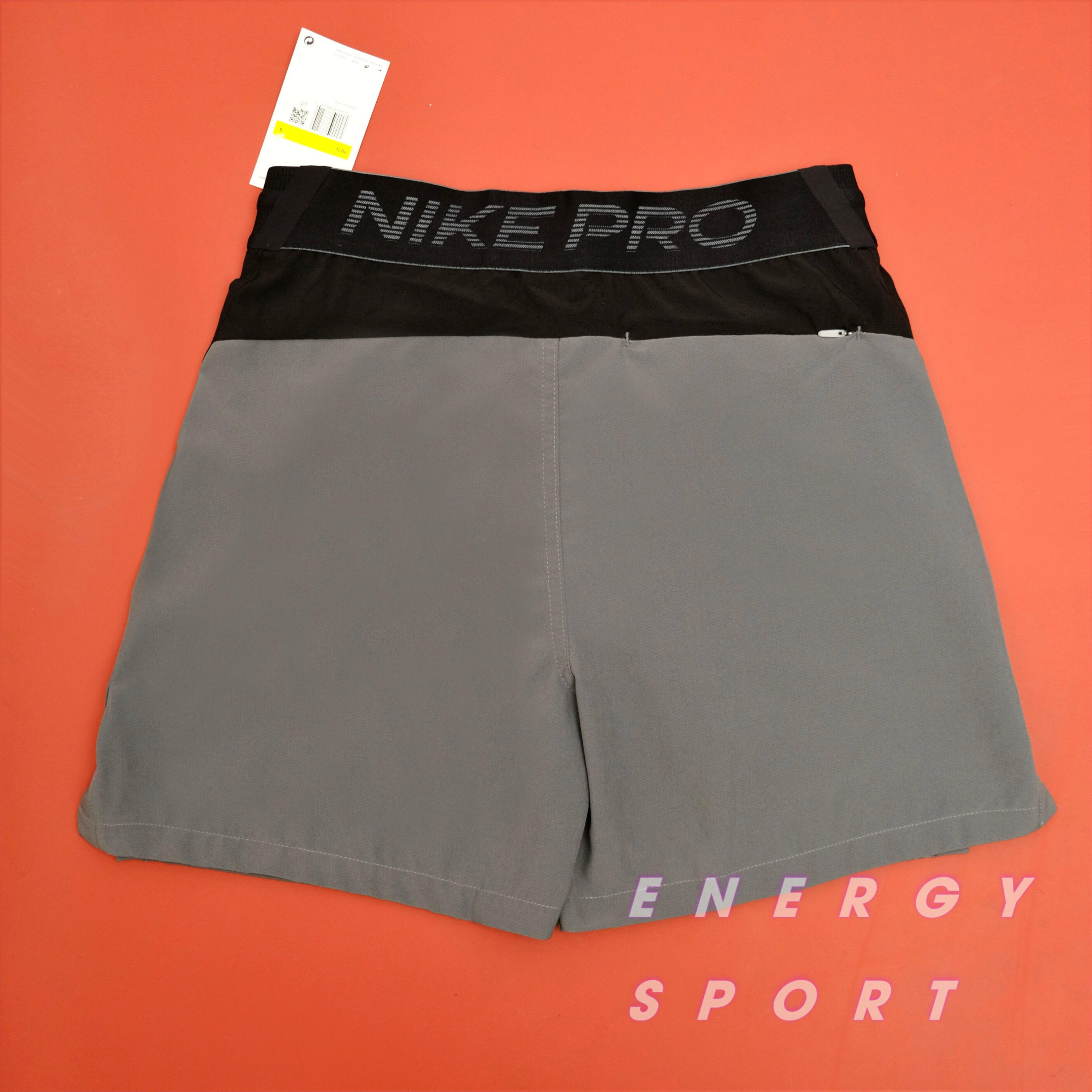 Quần Short Thể Thao Nam Nike Men's Pro Full Zip - Xám