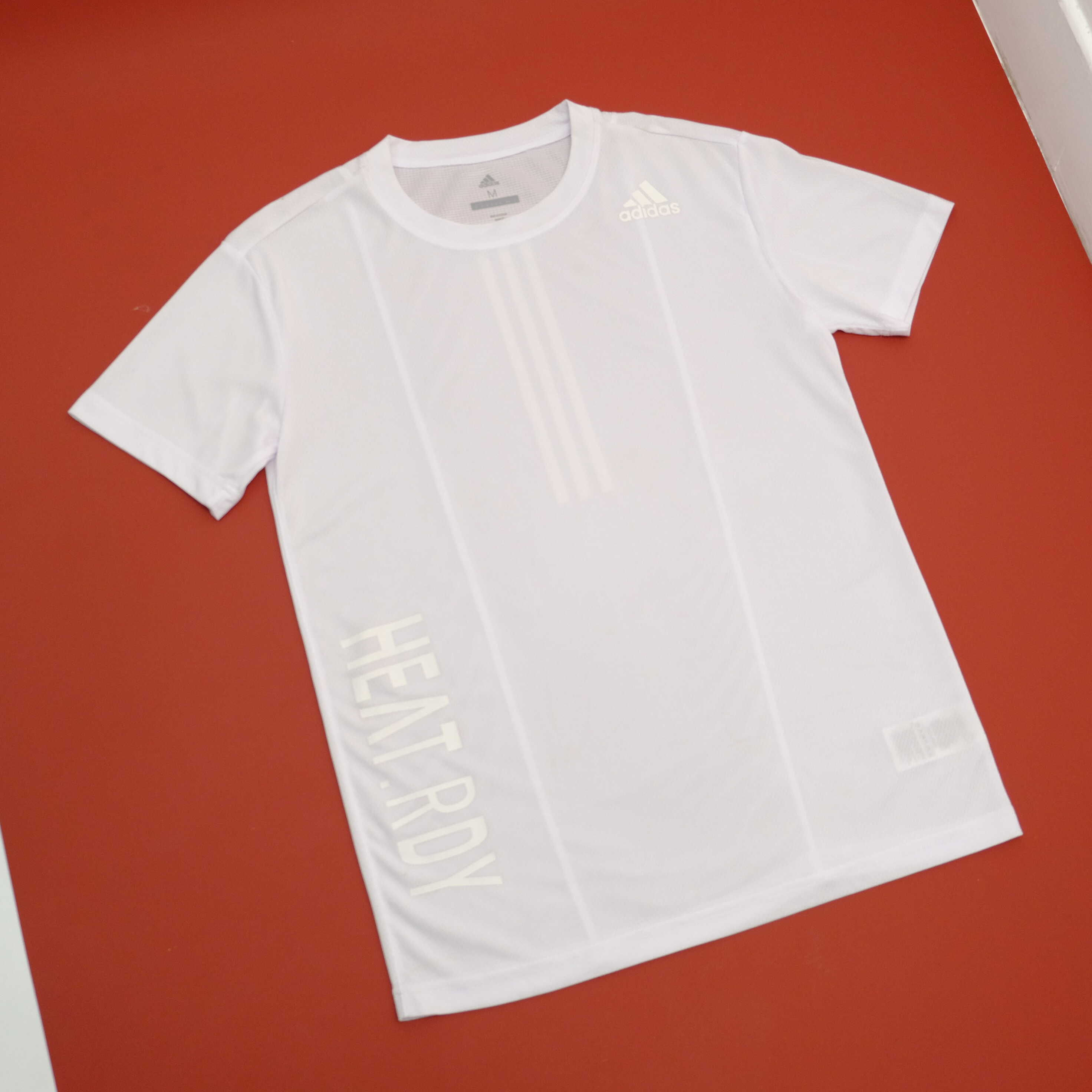Áo Thun Thể Thao Nam Adidas Heat.RDY 3-Stripes - Trắng
