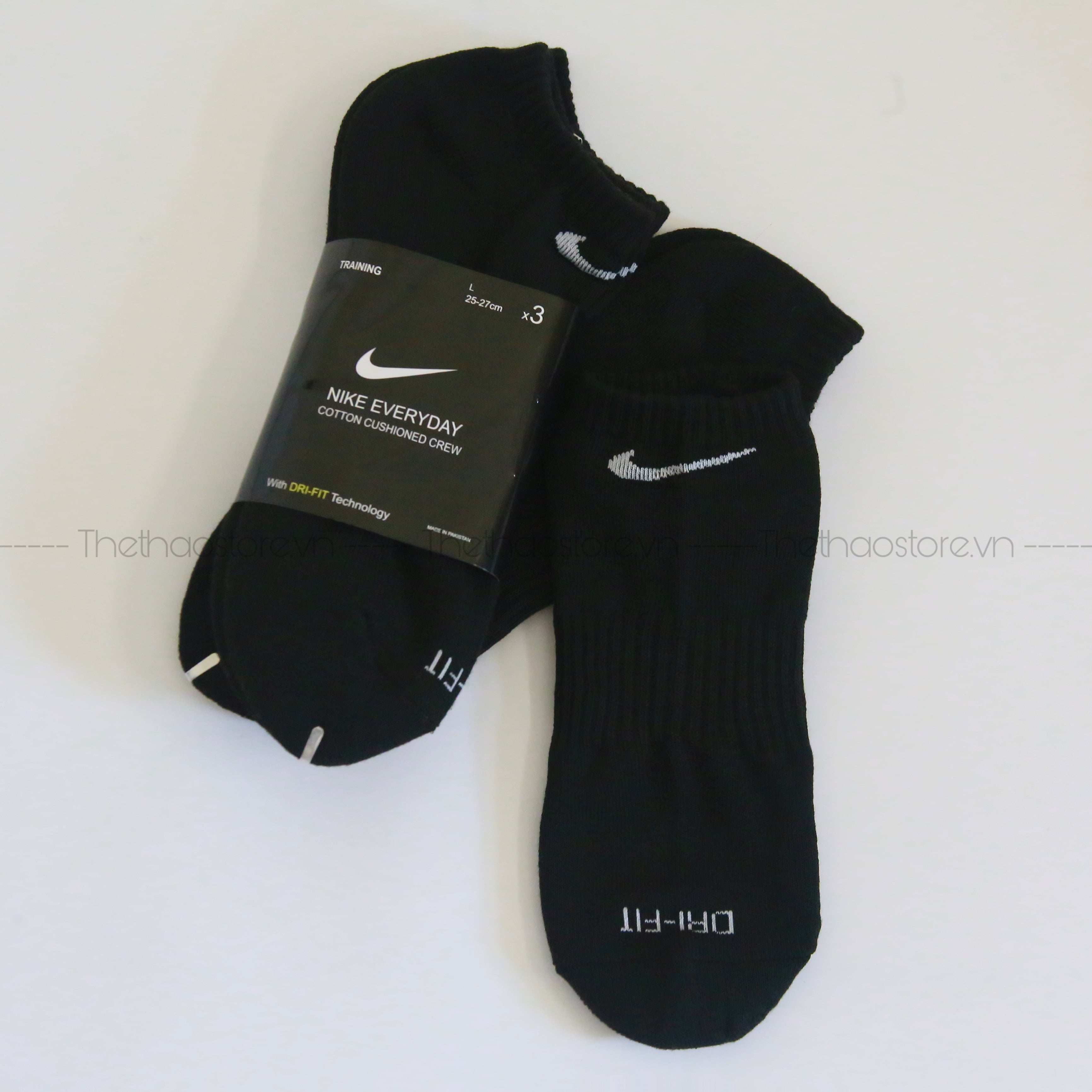 Vớ/ Tất Nike Everyday Plus Cushioned Cổ Thấp - SX6898 100