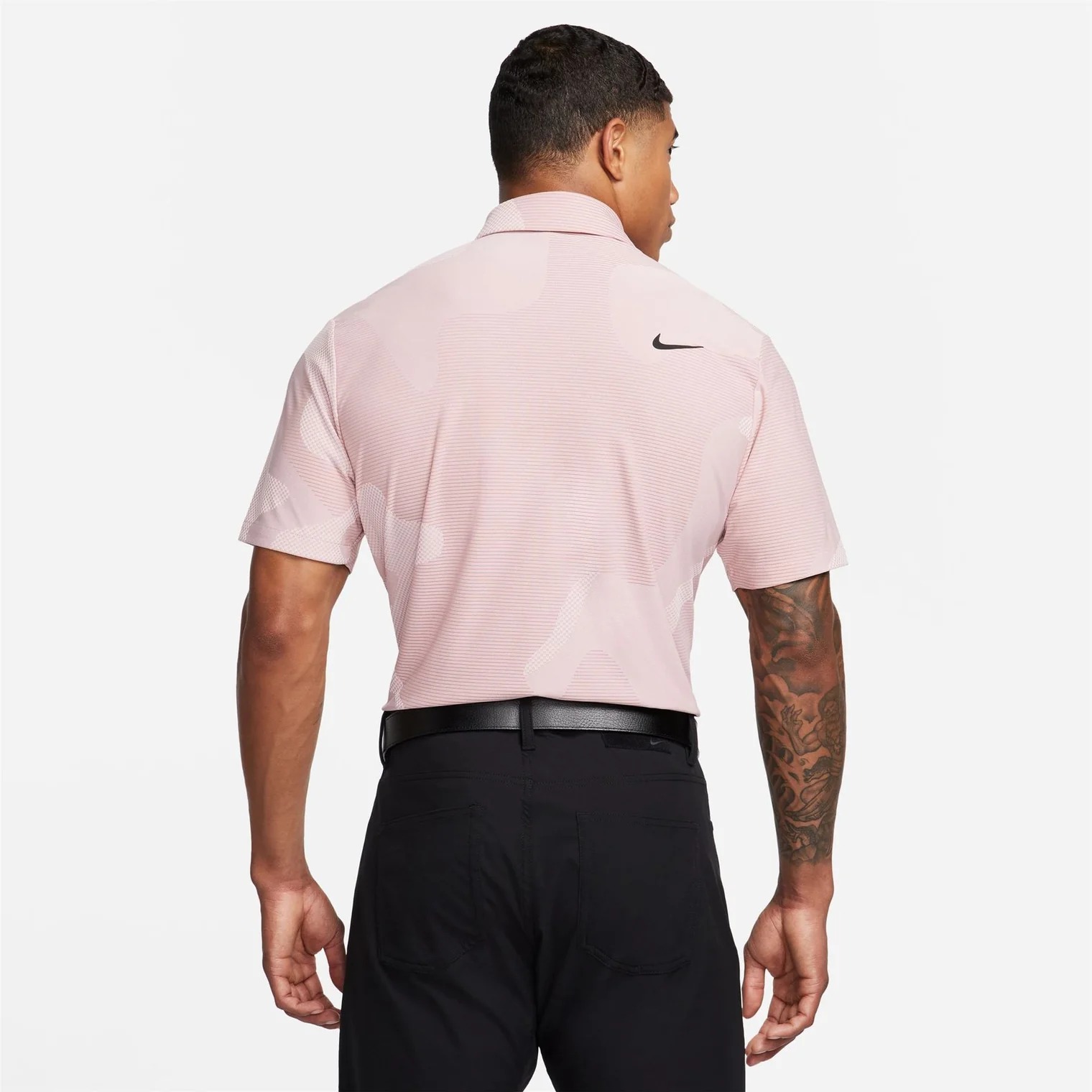 Áo Thun Polo Nam NK Dri-FIT ADV Tour Camo Golf - Hồng Phấn