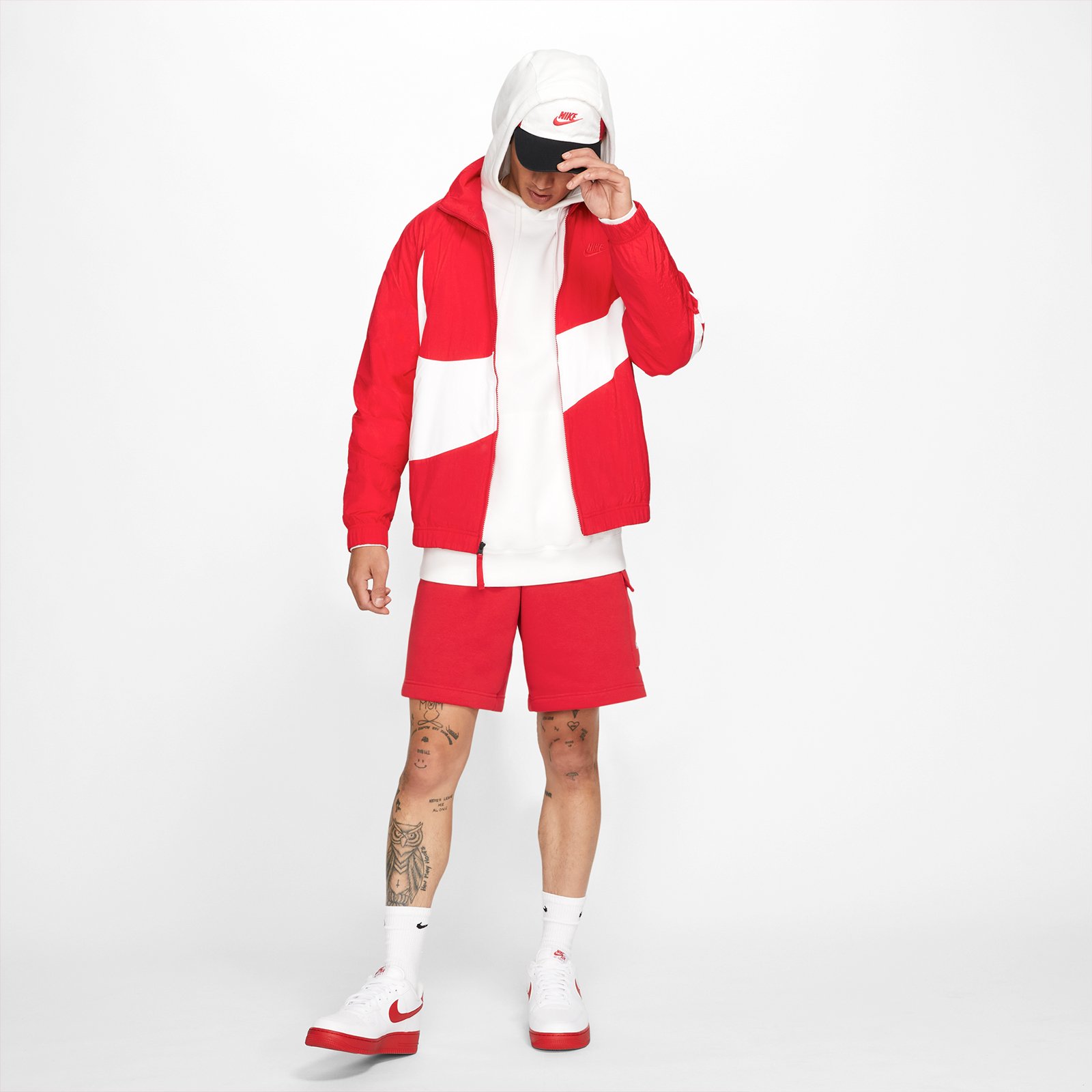 Áo Khoác Gió Unisex Nam Nữ Nike Sportswear Big Swoosh Woven Jacket Ar3133-658