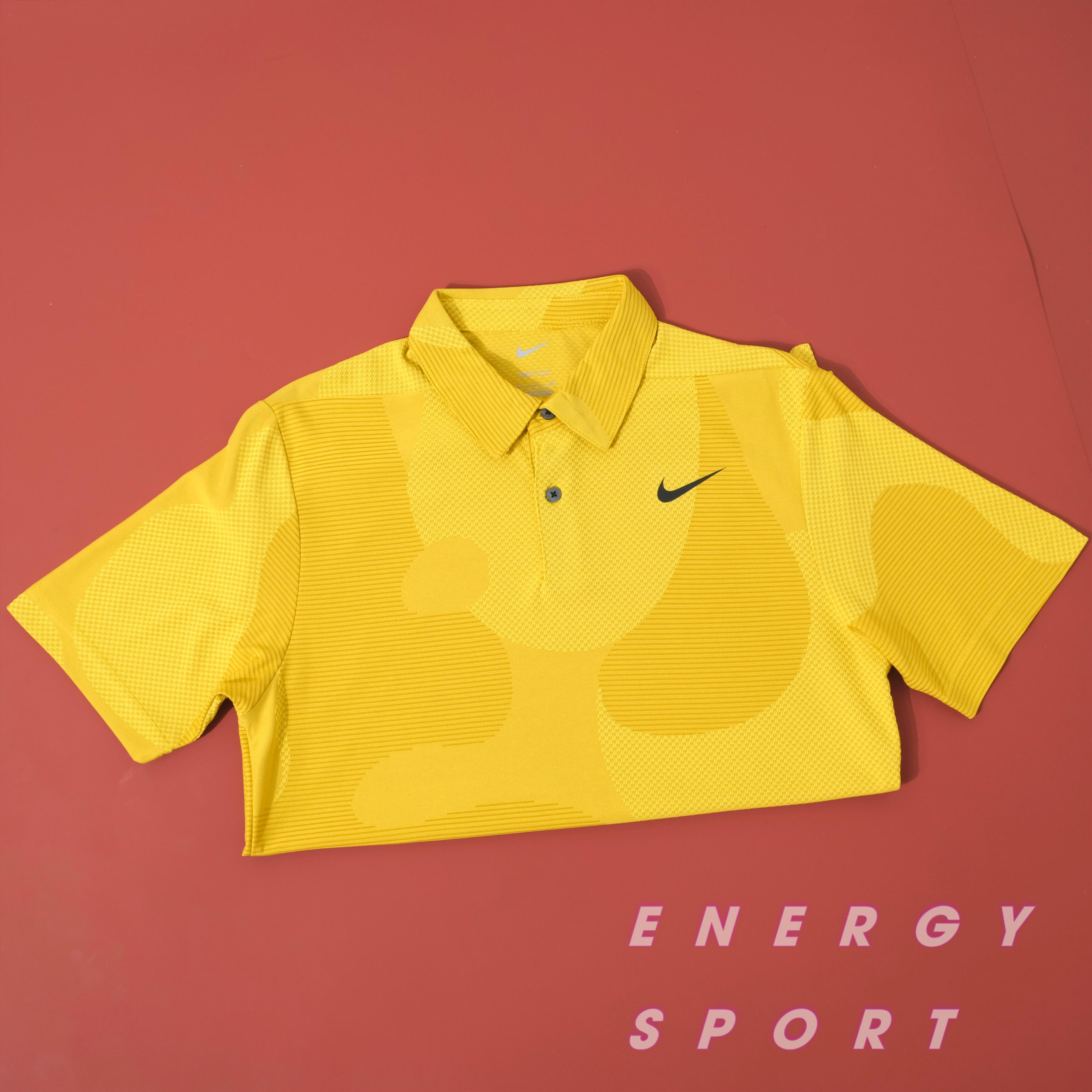 Áo Thun Polo Nam NK Dri-FIT ADV Tour Camo Golf - Vàng