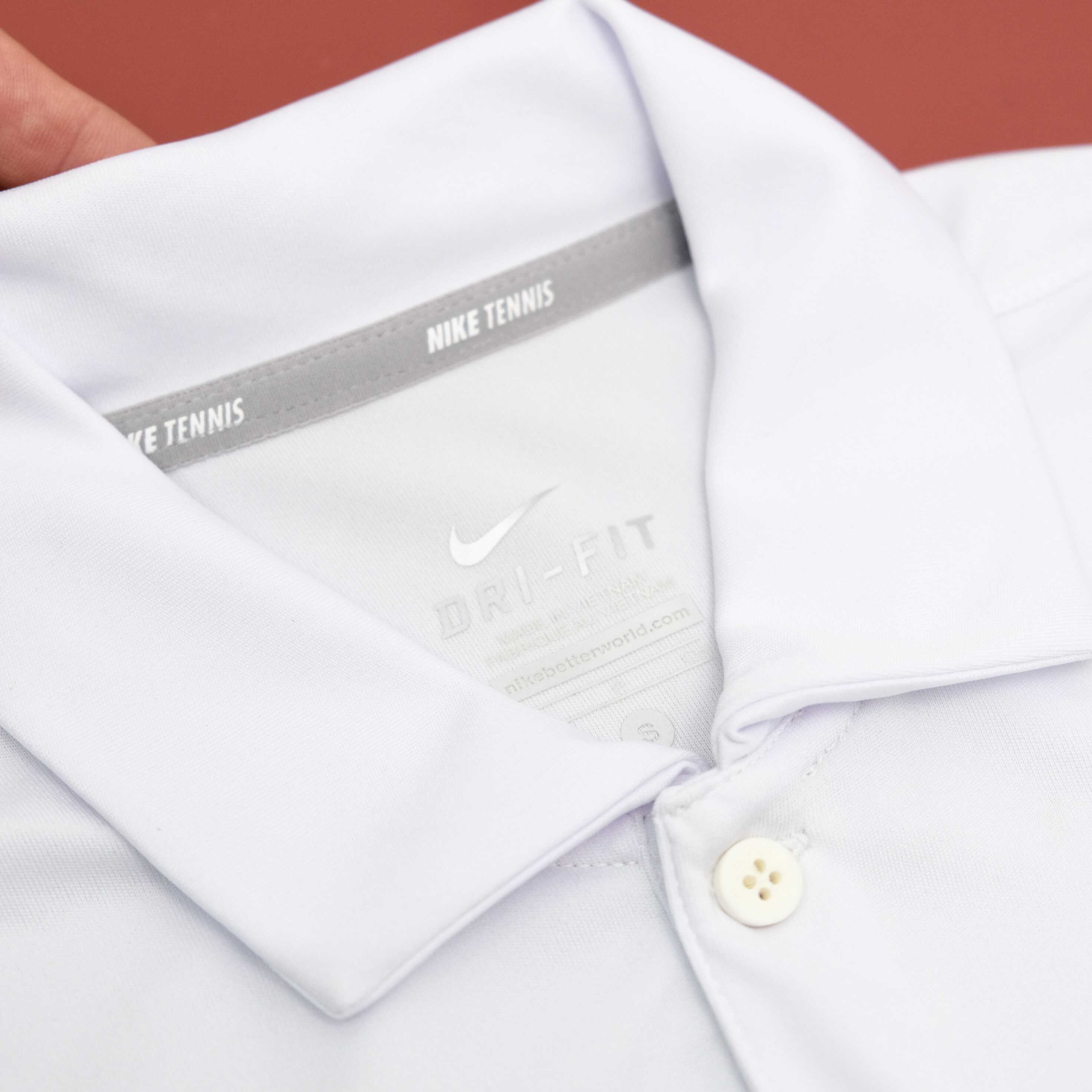 Áo Thun Polo Thể Thao Nam Nike Court Dri-FIT Men's Tennis - Trắng