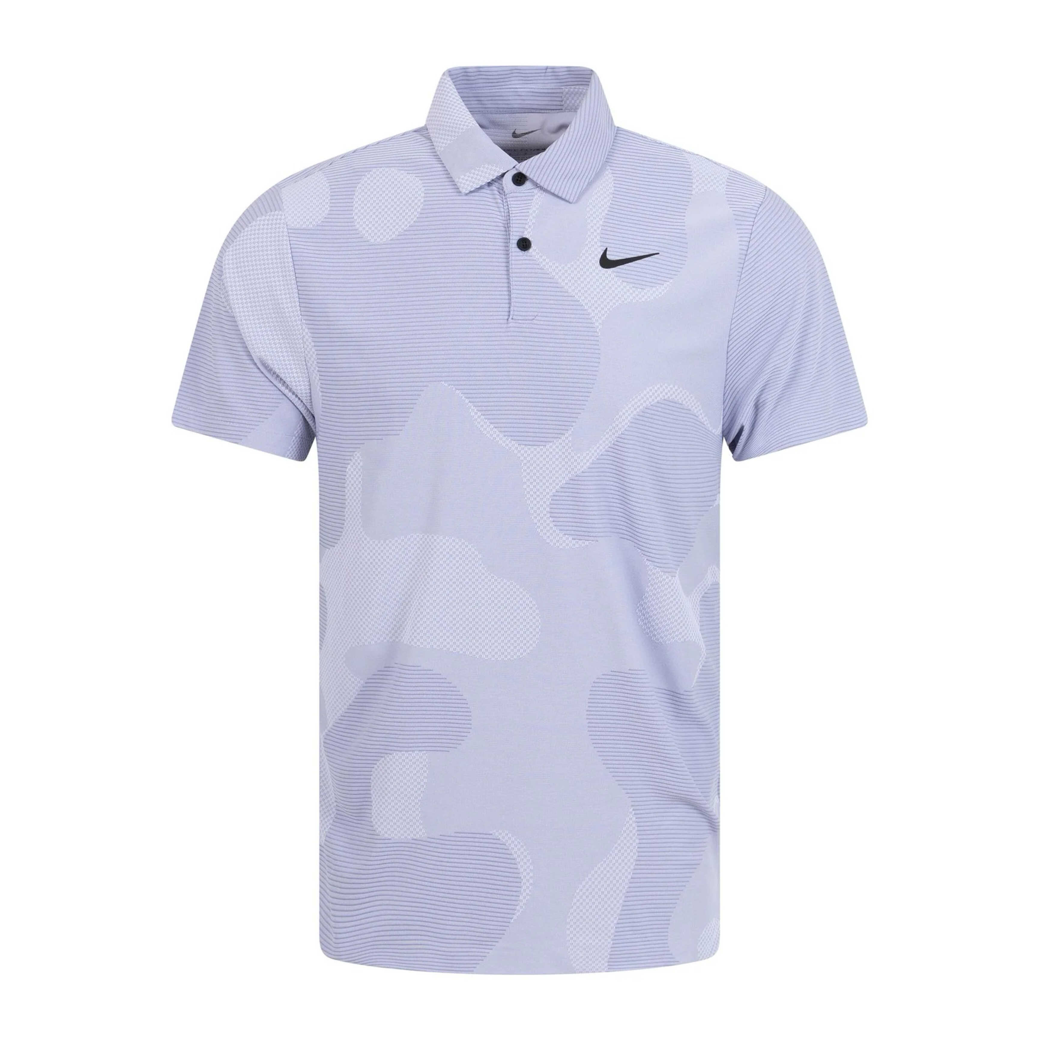 Áo Thun Polo Nam Nike Dri-FIT ADV Tour Camo Golf - Tím Khói