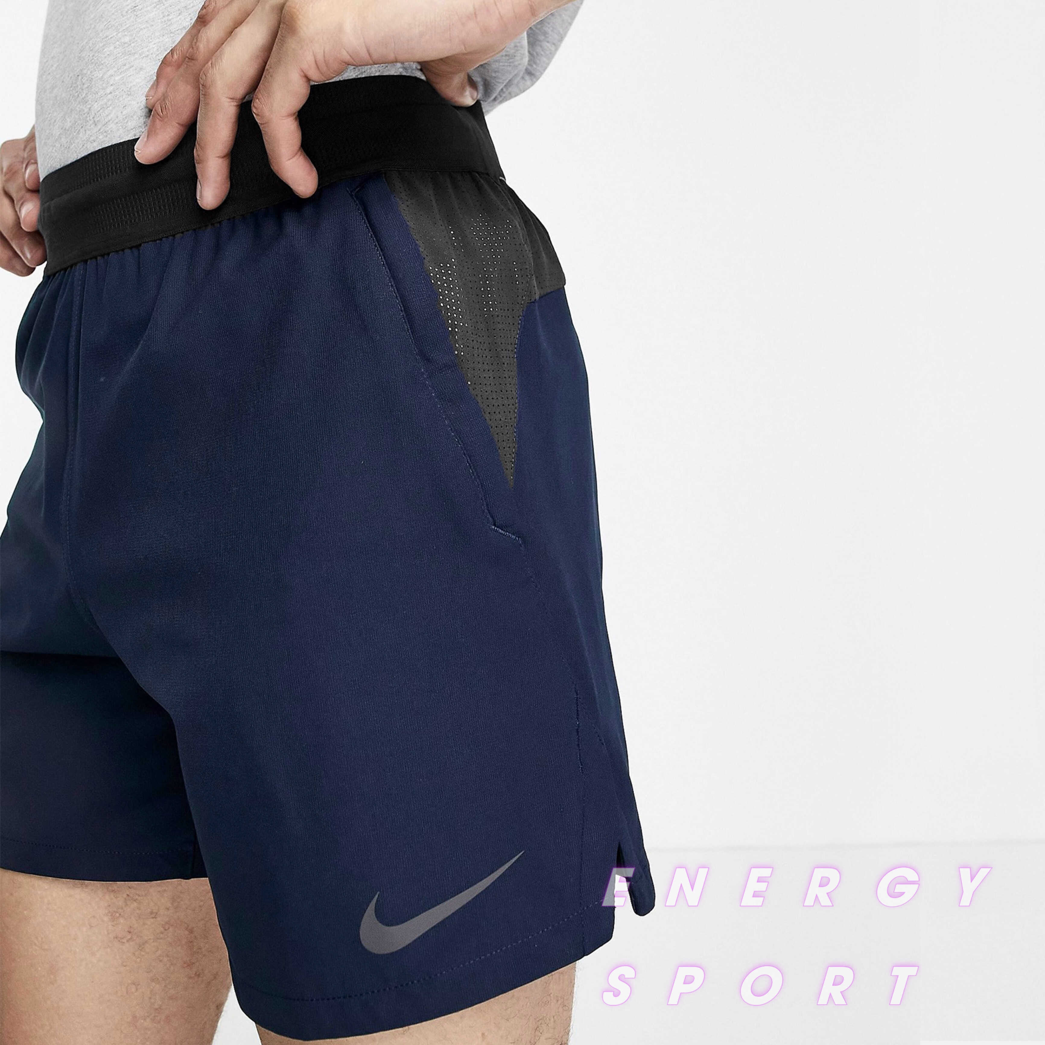 Quần Short Thể Thao Nam Nike Men's Pro Full Zip - Navy