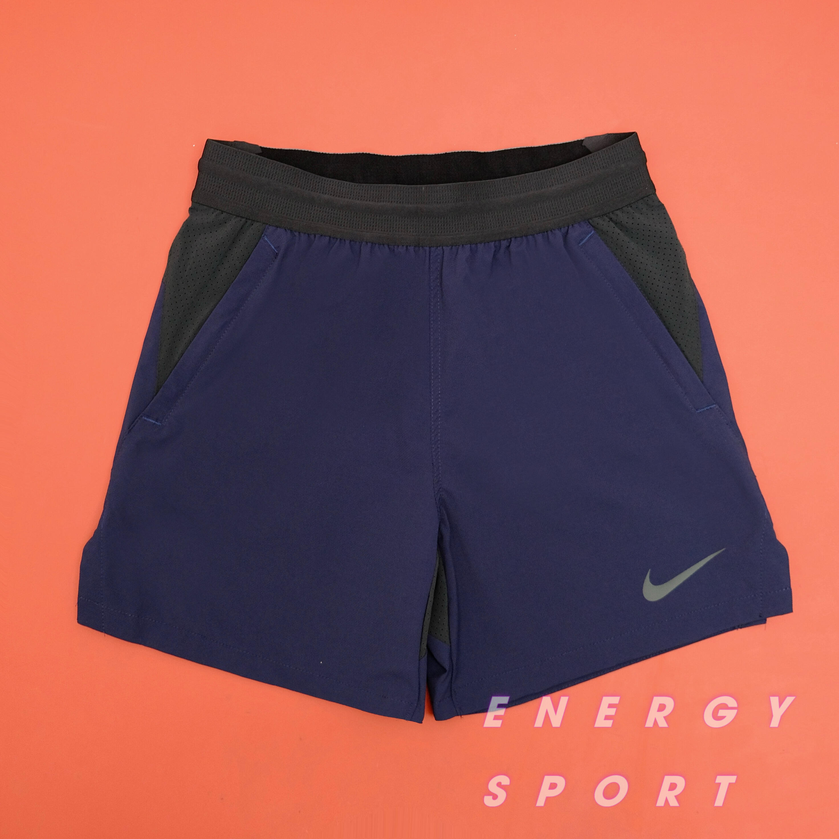 Quần Short Thể Thao Nam Nike Men's Pro Full Zip - Navy
