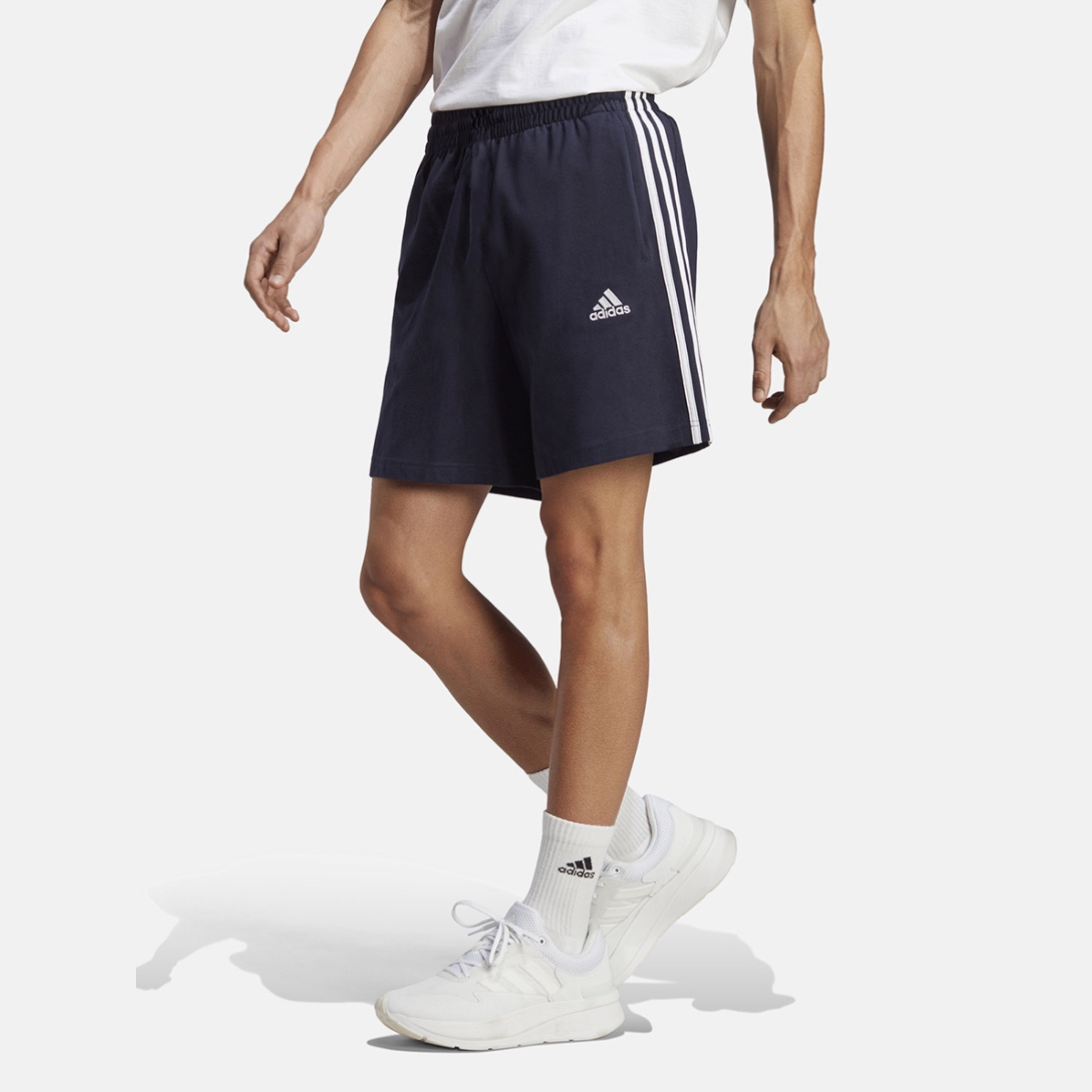 Quần Short Thể Thao Nam Adidas 3 Sọc Essentials - Navy