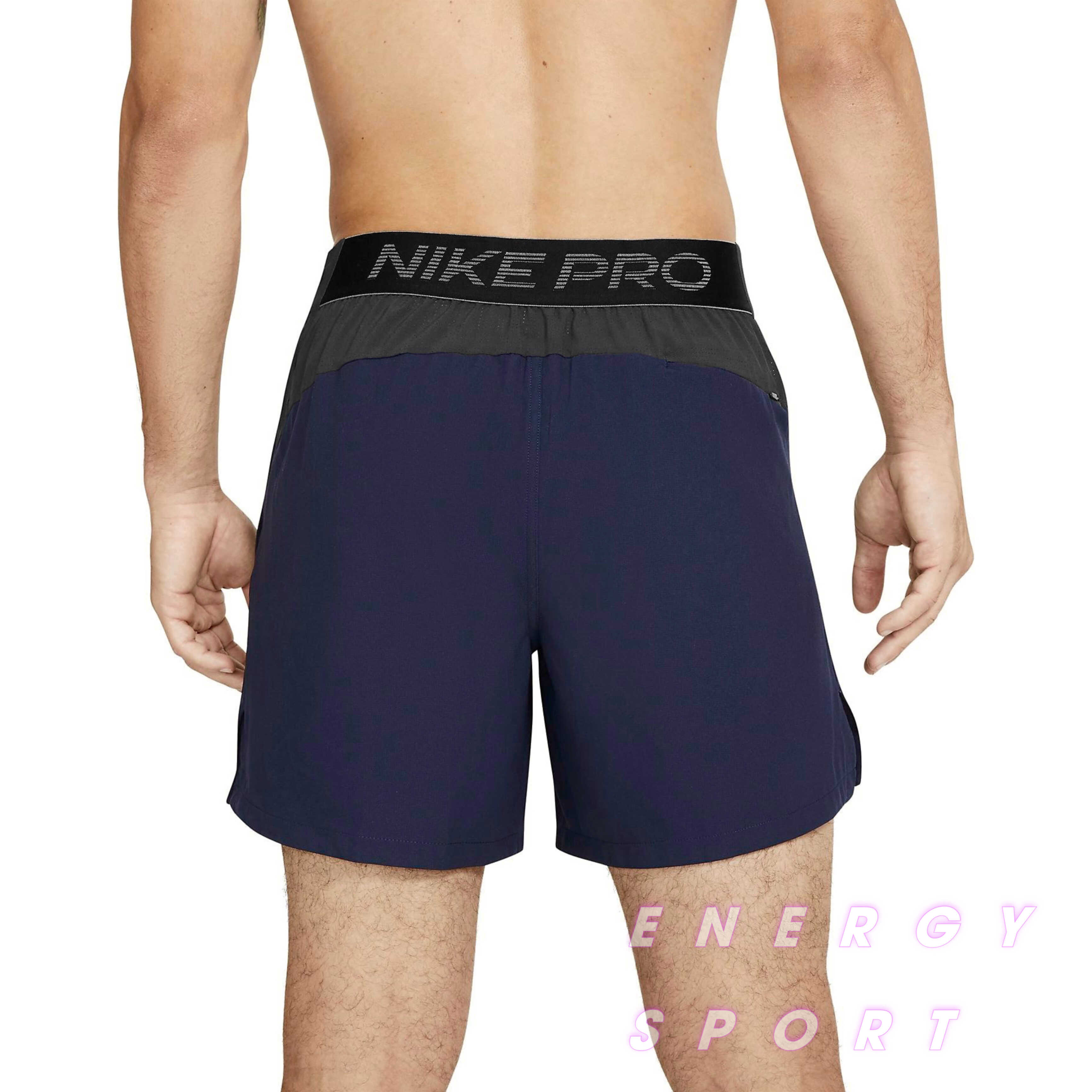 Quần Short Thể Thao Nam Nike Men's Pro Full Zip - Navy