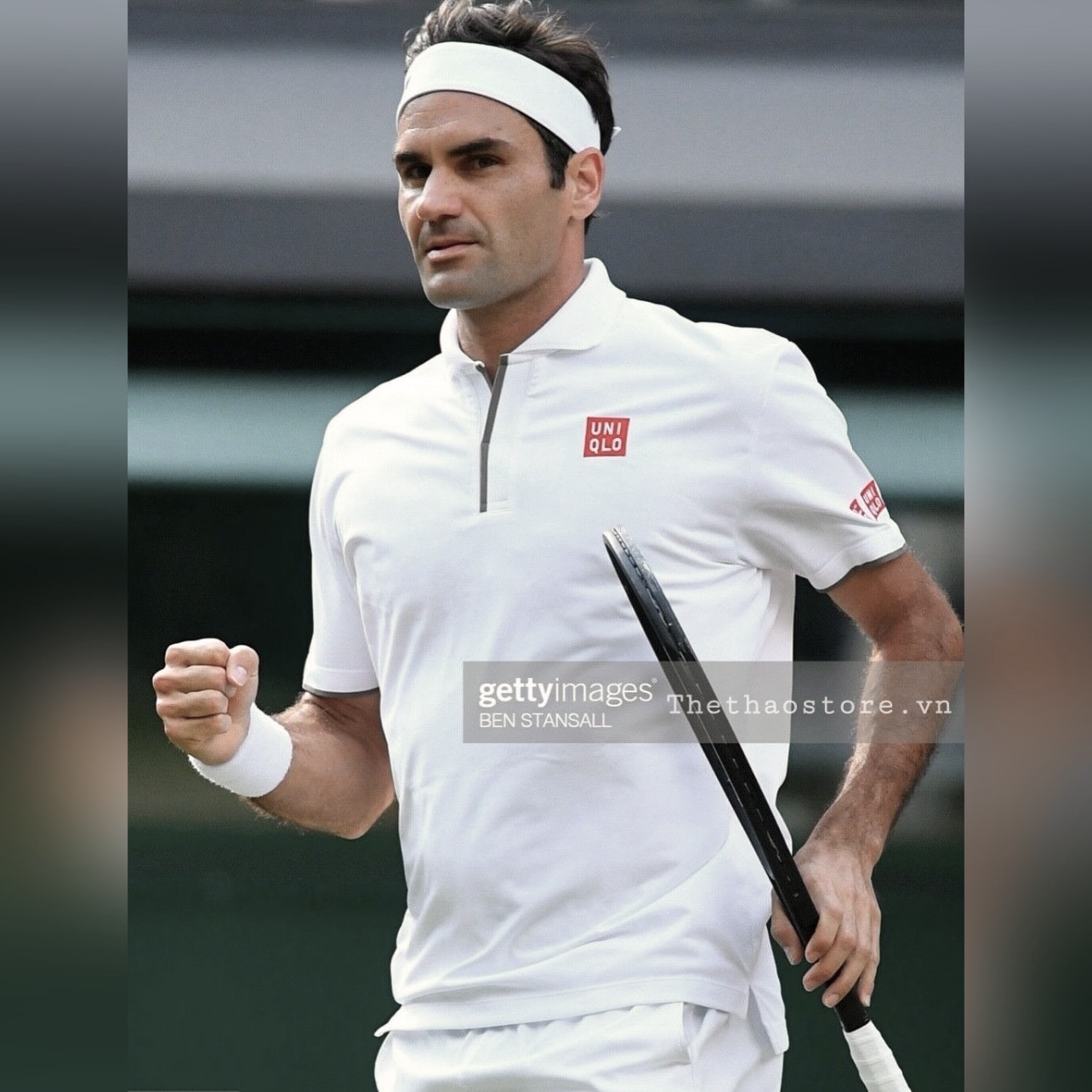 Bộ Quần Áo Thể Thao Uniqlo Tennis Roger Federer Wimbledon 19