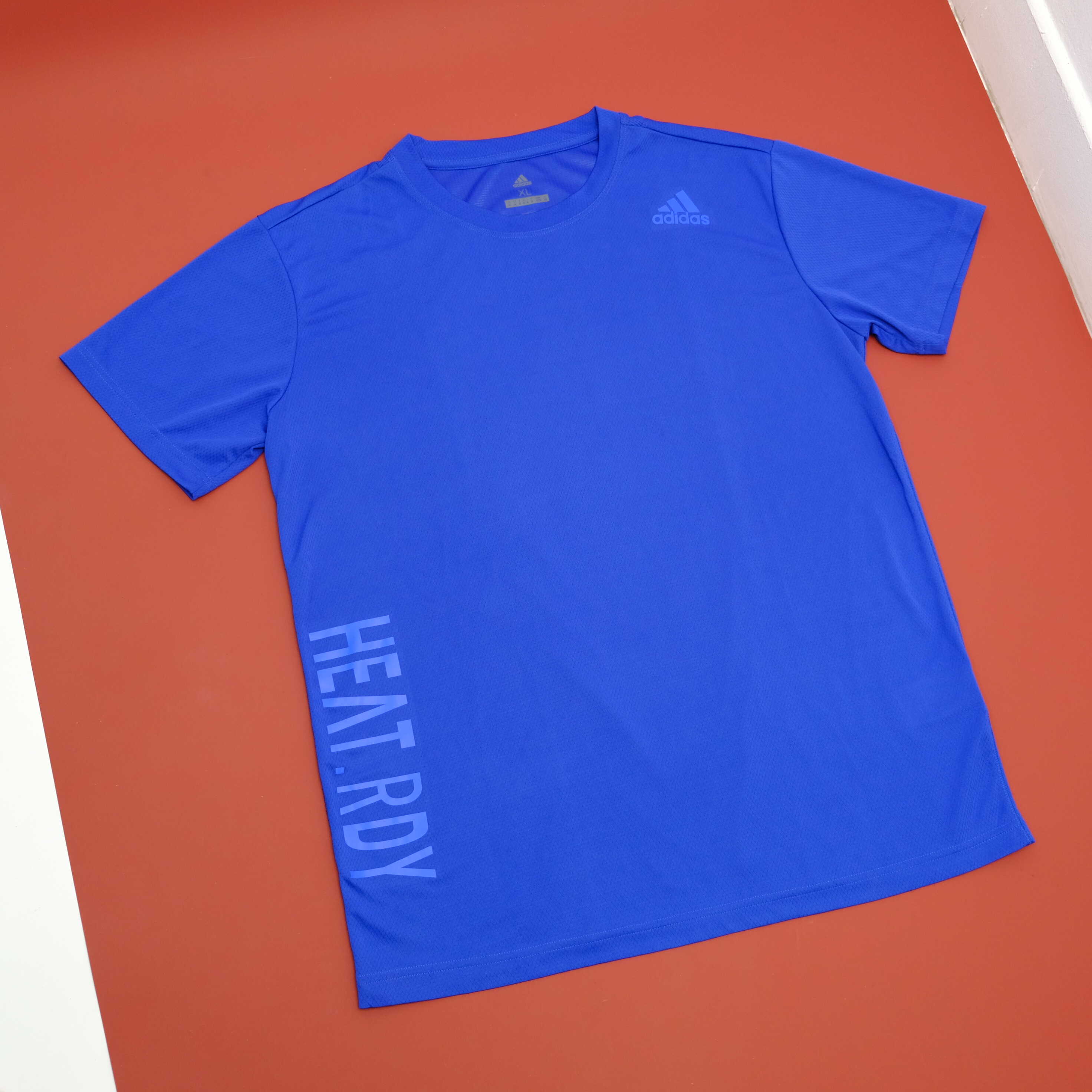 Áo Thun Thể Thao Nam Adidas Heat.RDY 3-Stripes - Xanh