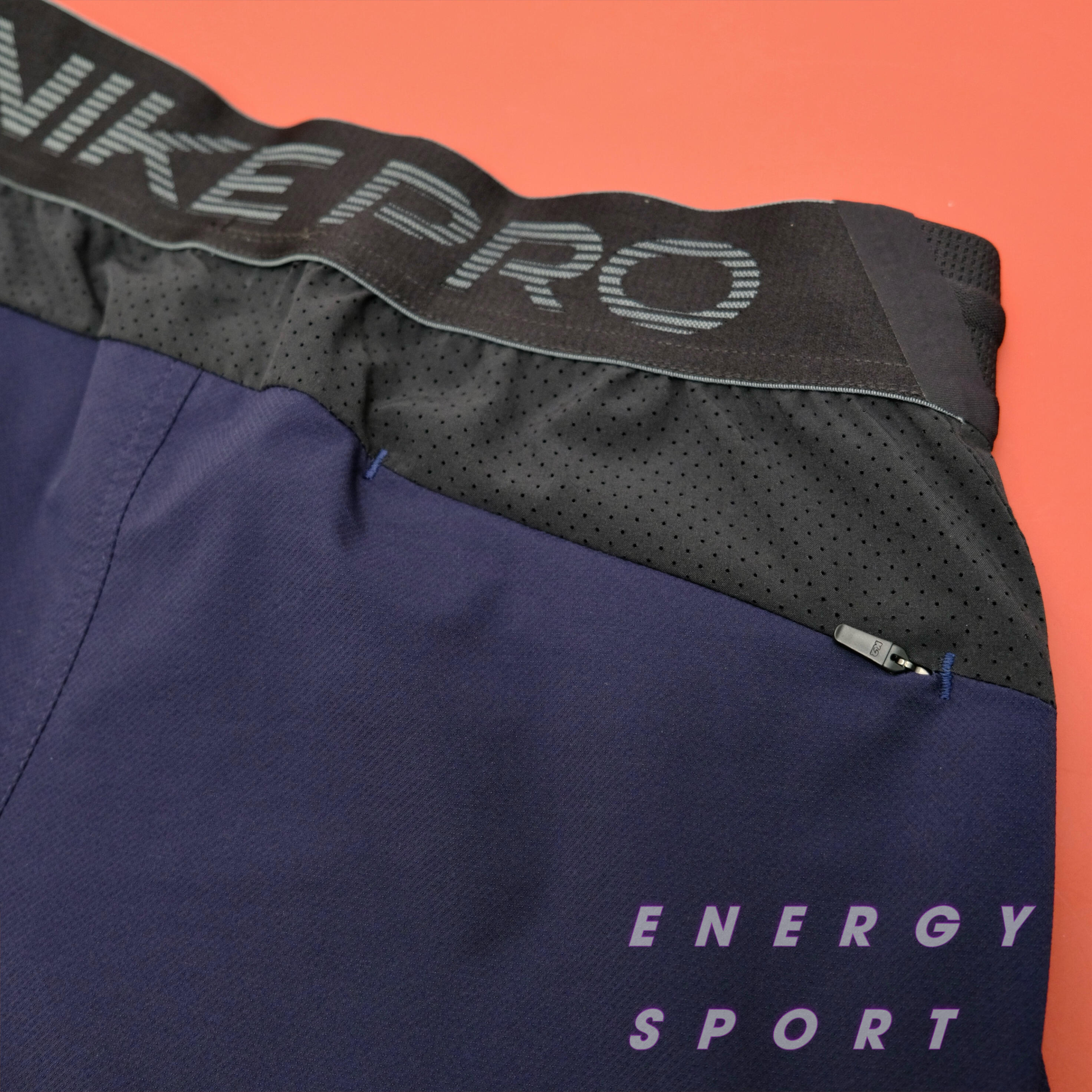 Quần Short Thể Thao Nam Nike Men's Pro Full Zip - Navy