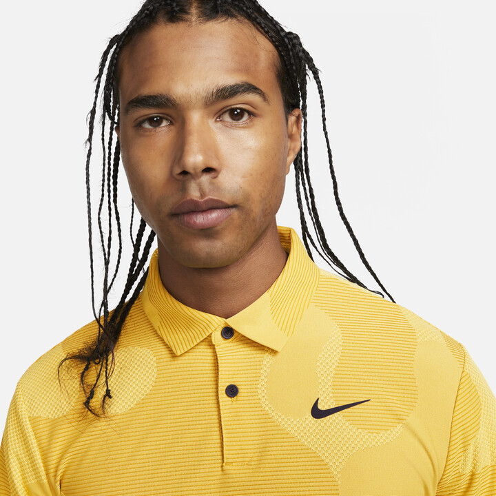 Áo Thun Polo Nam NK Dri-FIT ADV Tour Camo Golf - Vàng
