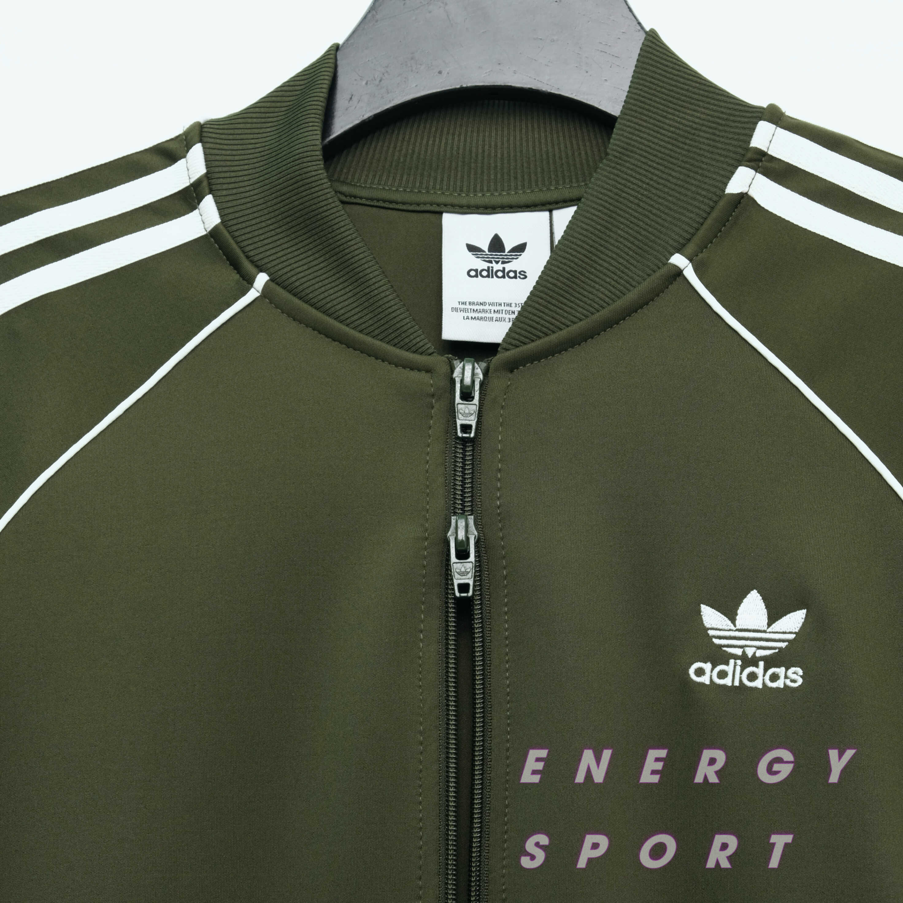Bộ Quần Áo Thể Thao Unisex Adidas Adicolor Classics SST Track - Xanh Rêu