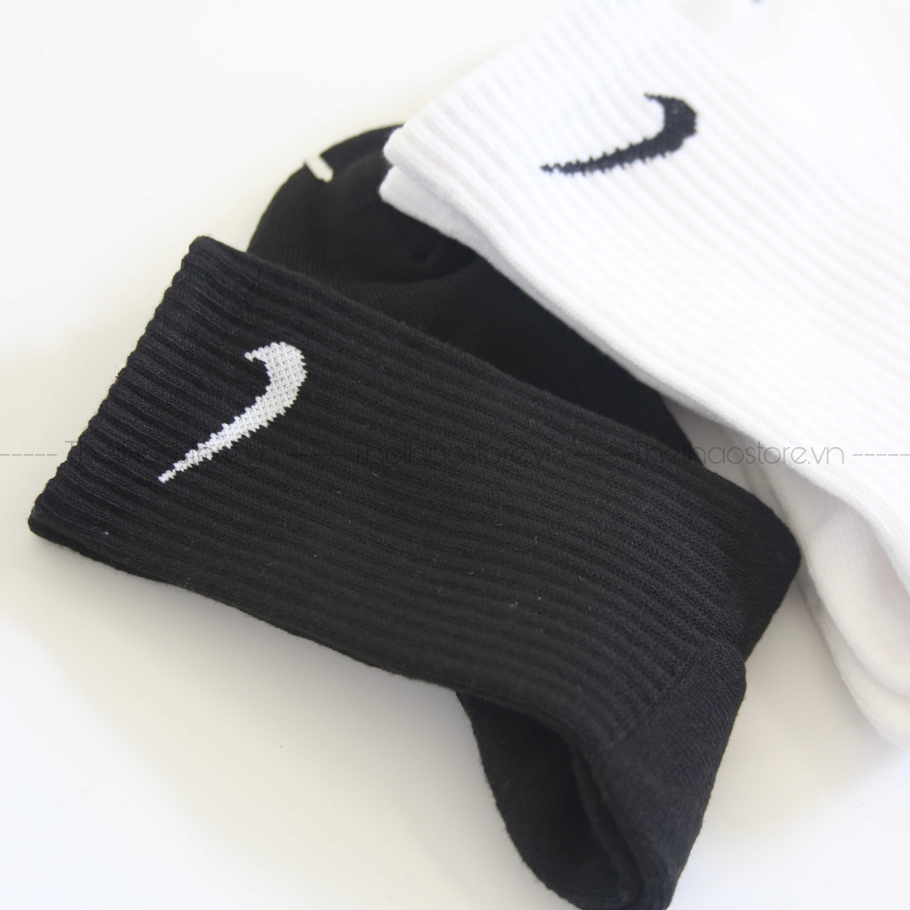 Vớ/ Tất Nike Everyday Plus Cushioned Cổ Cao - SX6897 100