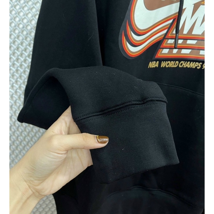 Bộ Quần Áo Thể Thao Mùa Đông Hoodie + Jogger Unisex Nam Nữ NK Air Jordan JumpMan Fleece