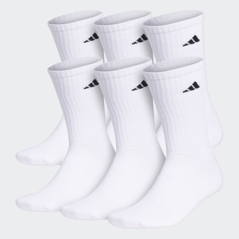 Vớ/ Tất Adidas Cổ Cao Athletic Cushioned Crew Socks (2 Màu Trắng - Đen)