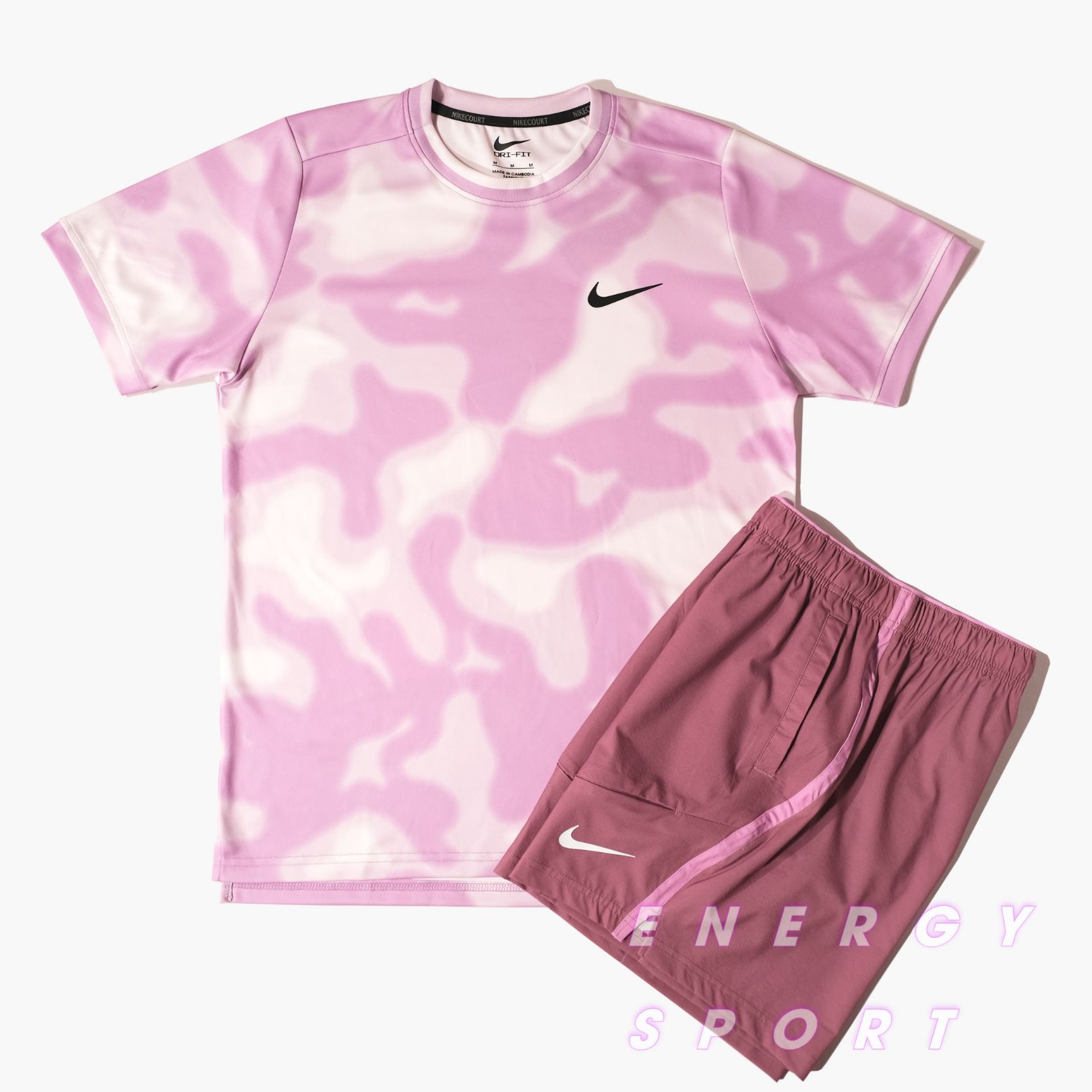 Bộ Quần Áo Thể Thao Tennis Pickleball Nam NK Court Advantage Dri-FIT Printed FQ2108-632