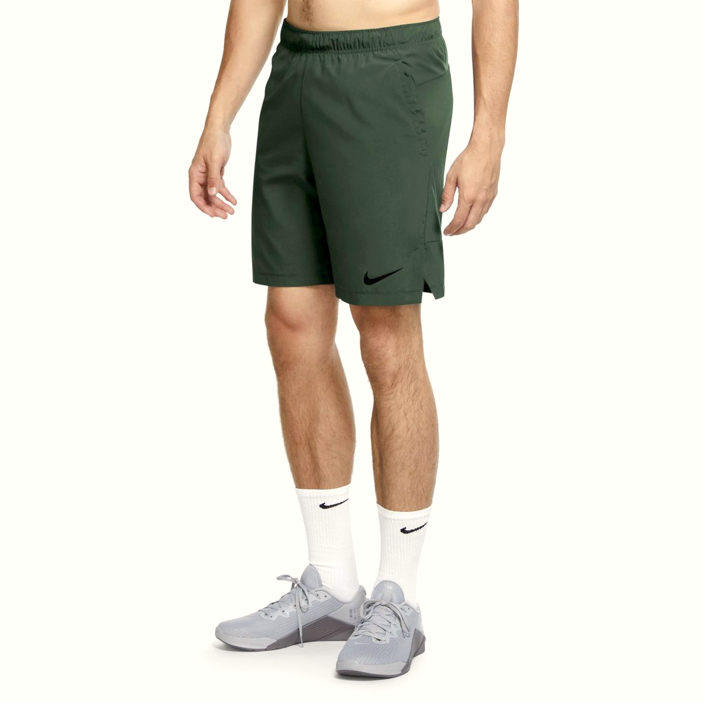 Quần Short Thể Thao Nike Flex Woven Training Xanh Rêu - CU4945 337