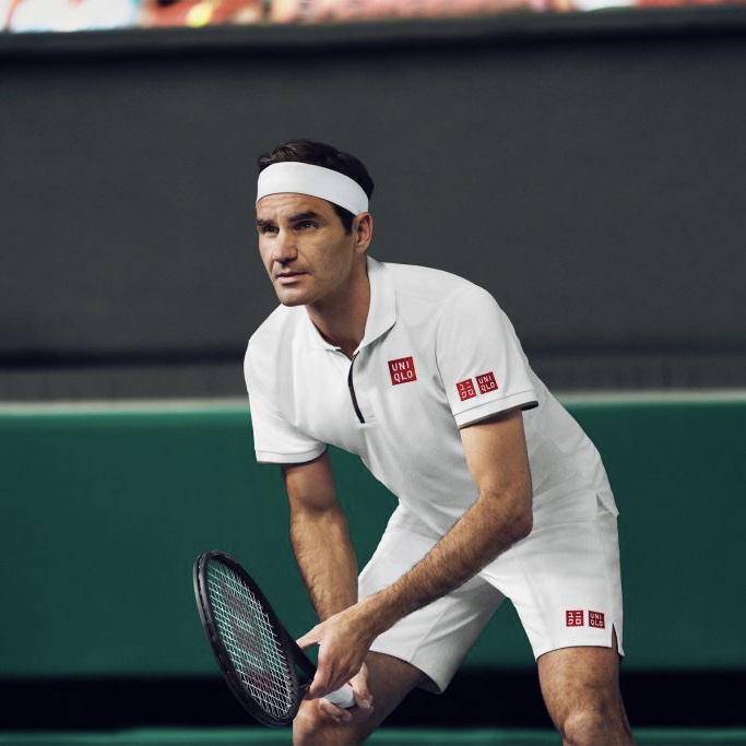 Bộ Quần Áo Thể Thao Uniqlo Tennis Roger Federer Wimbledon 19