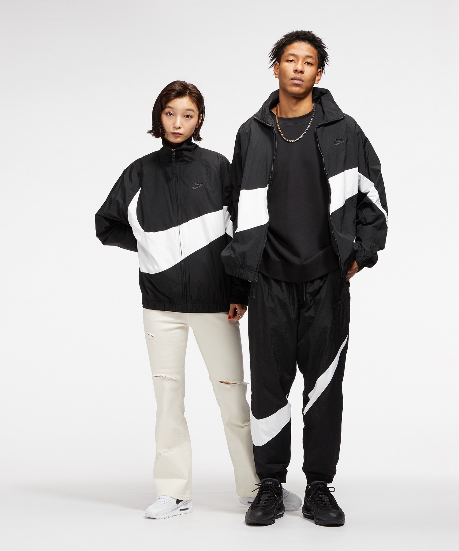 Áo Khoác Gió Unisex Nam Nữ Nike Sportswear Big Swoosh Woven Jacket AR3133-010