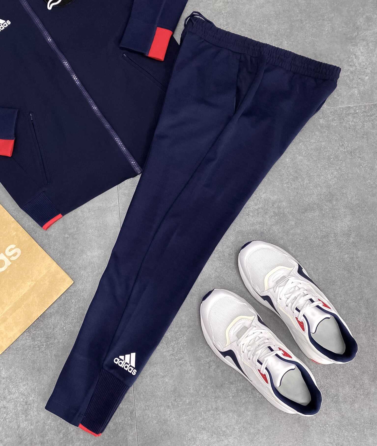 Áo Khoác Bomber Thể Thao Unisex Adidas VRCT Jacket Navy - GK4874