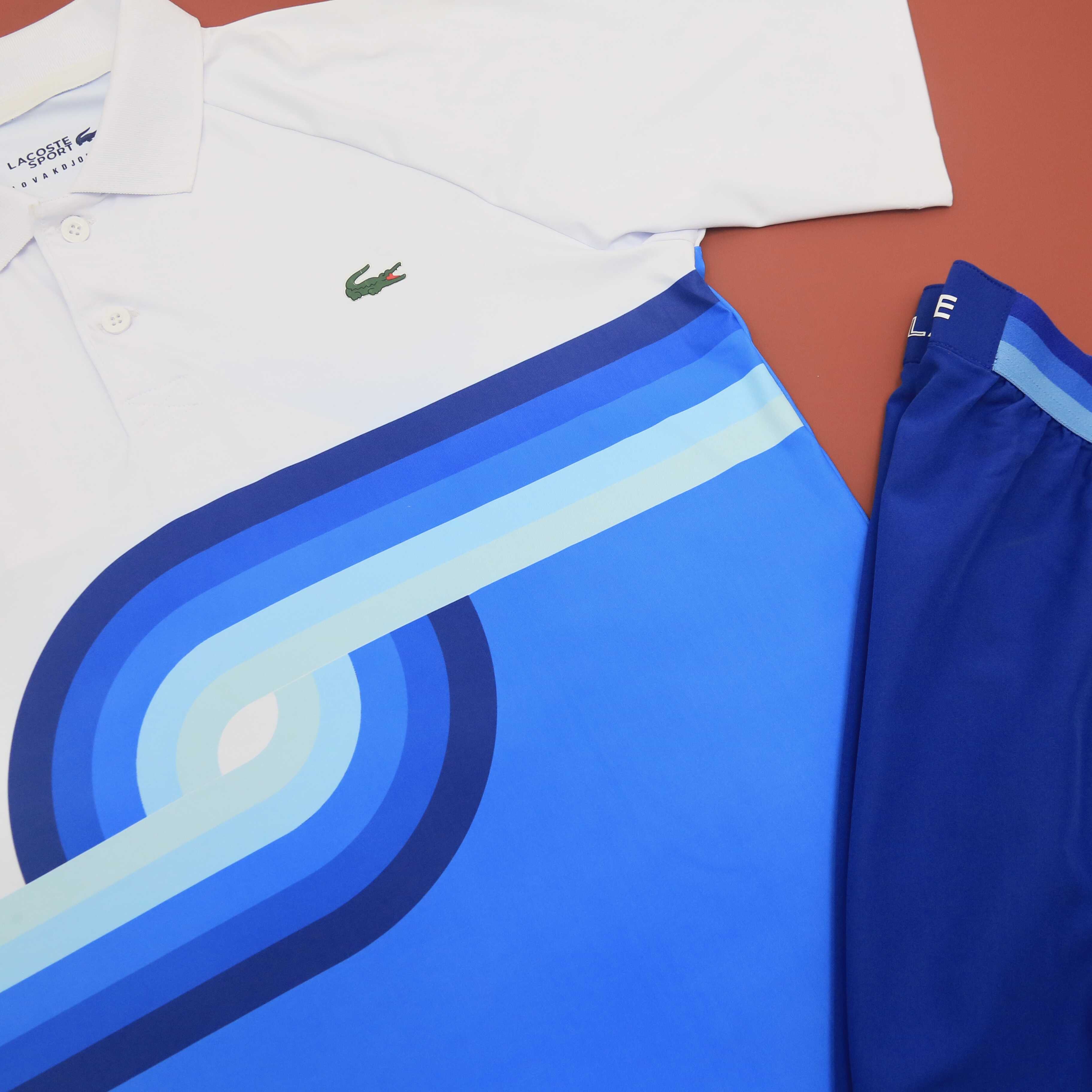 Bộ Quần Áo Thể Thao Tennis Lacoste Sport X Novak Djokovic Breathable - Xanh