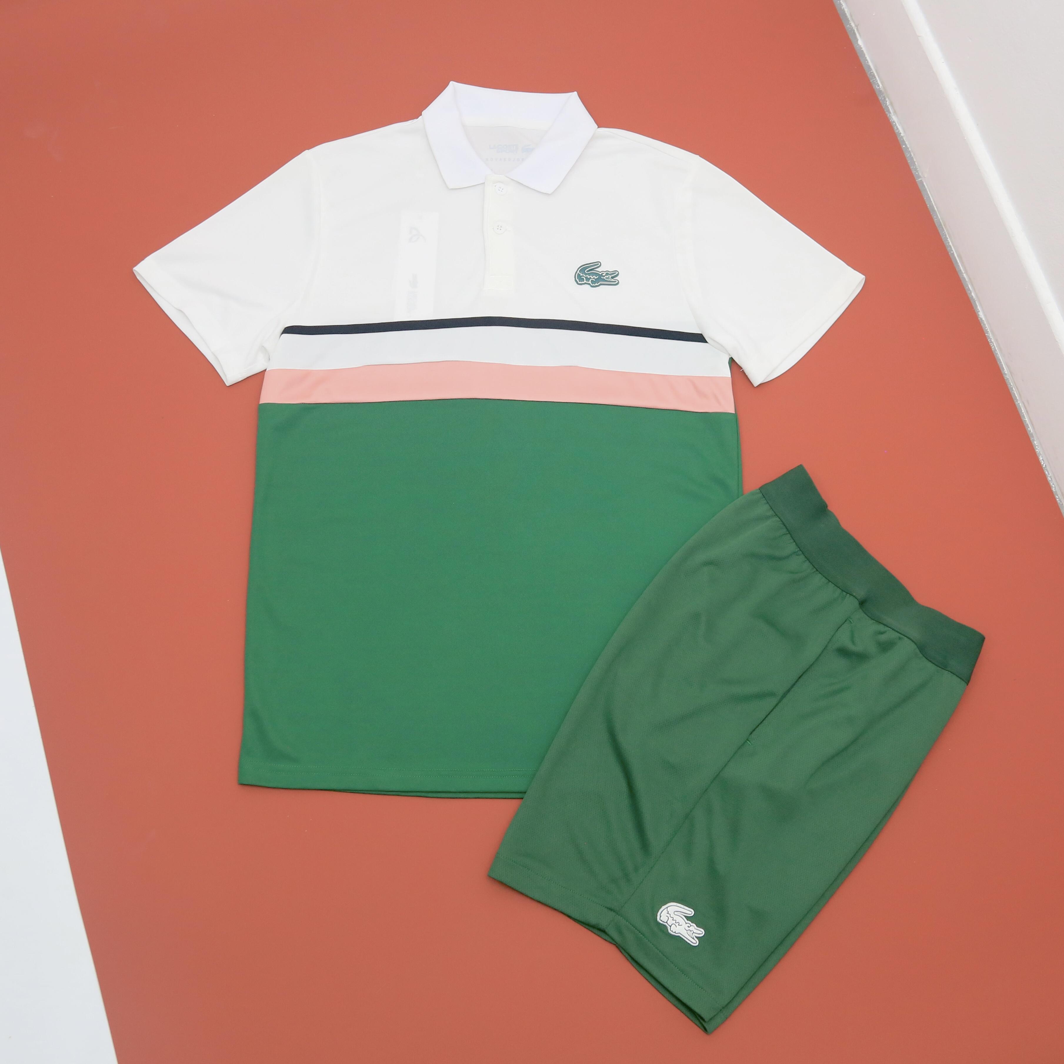 Bộ Quần Áo Thể Thao Nam Lacoste SPORT Vintage Colorblock Breathable