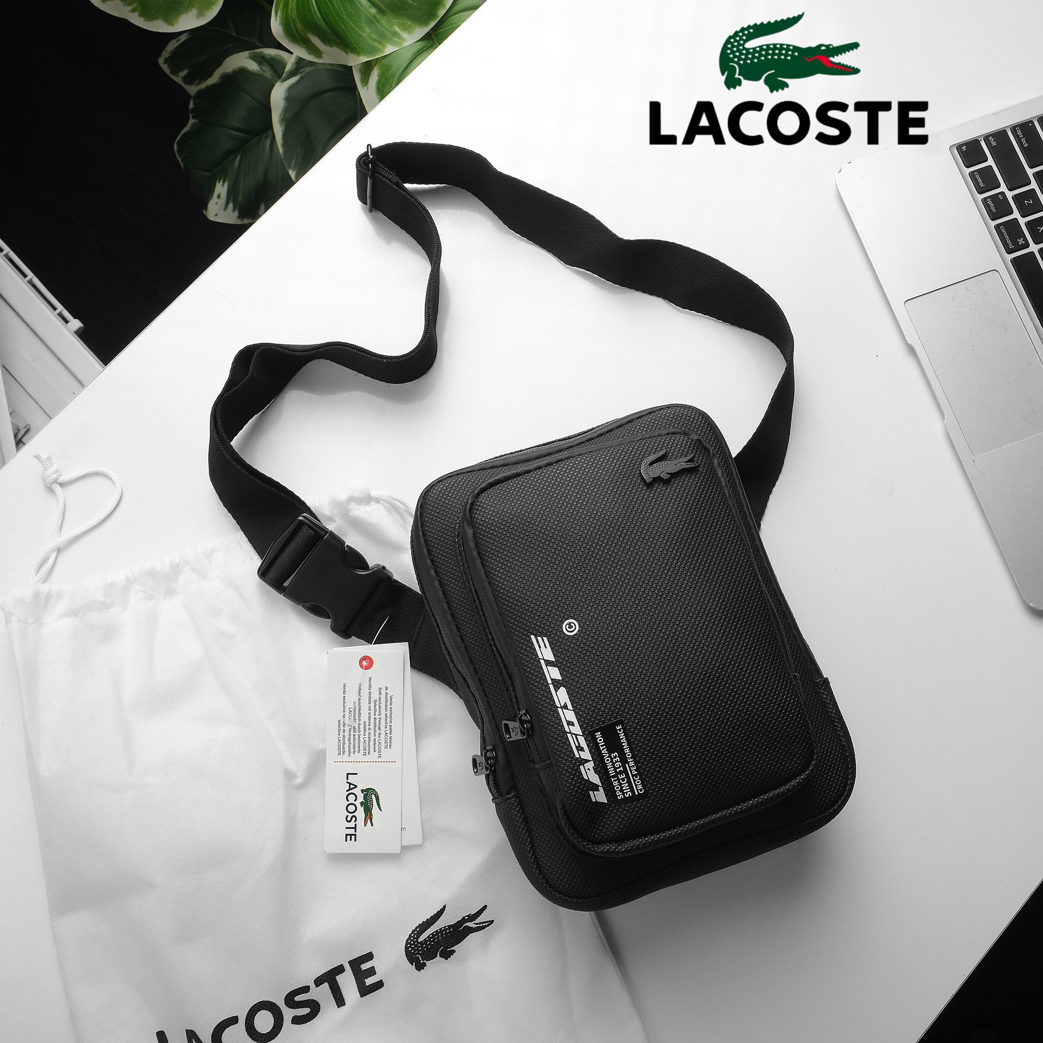 Túi Đeo Chéo Thời Trang LC Chantaco Contrast Branded Crossover Bag