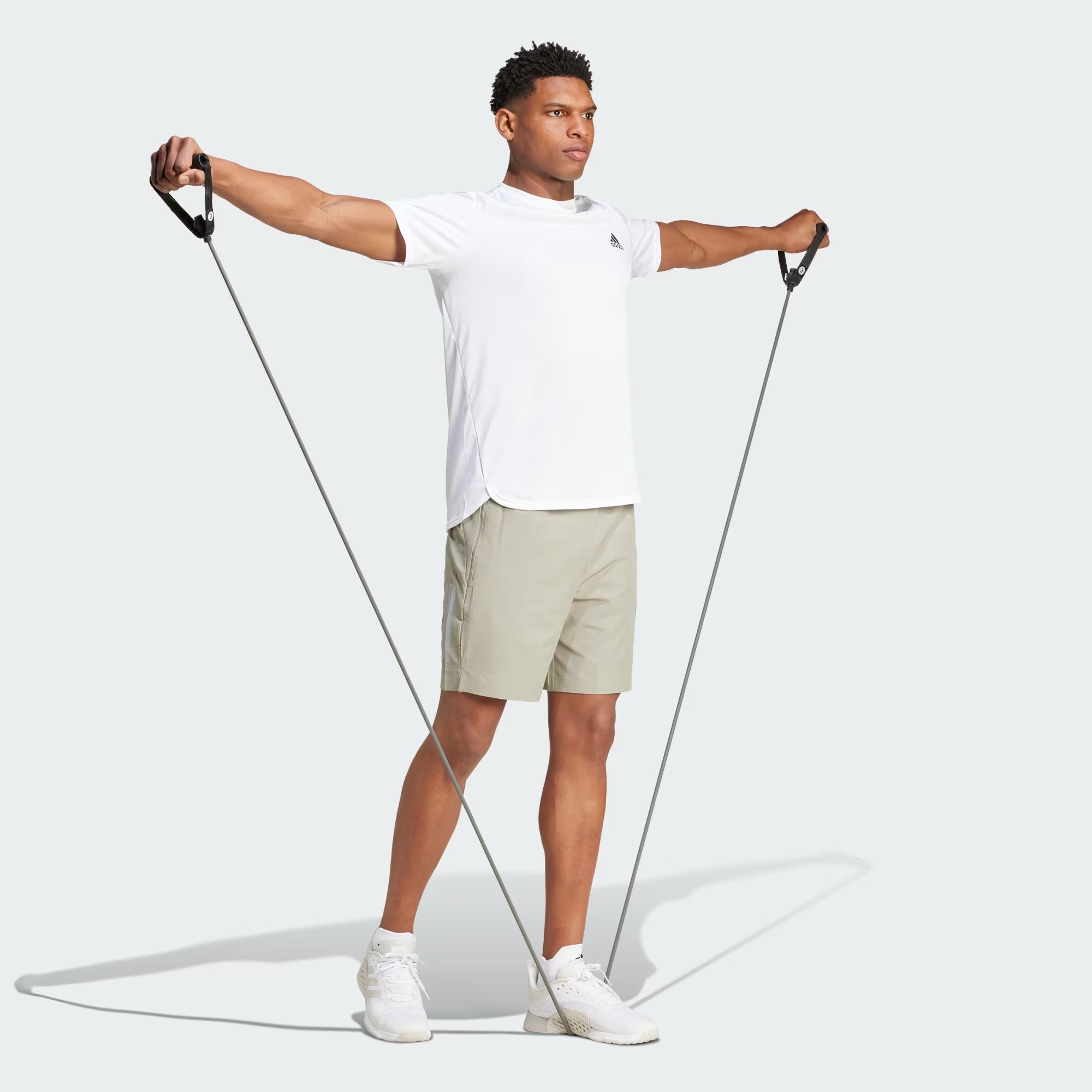 Quần Short Tập Luyện Thể Thao Nam Xám