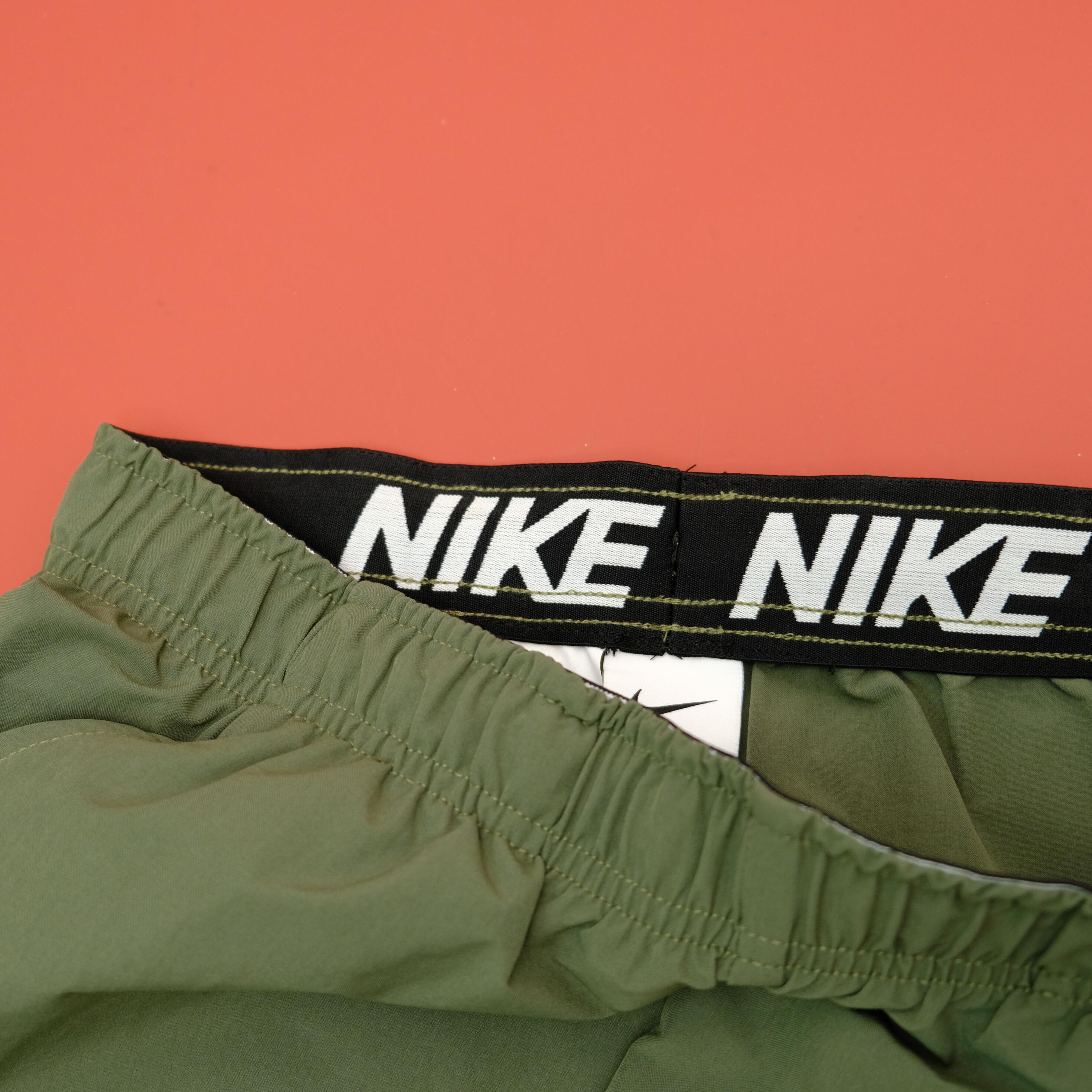 Quần Short Thể Thao Nike Flex Woven Training Xanh Rêu - CU4945 337